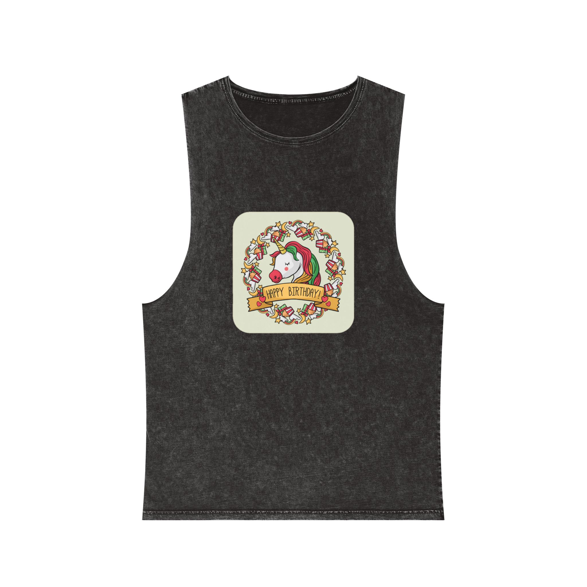 Unicorn V101 Unisex Stonewash Tank Top