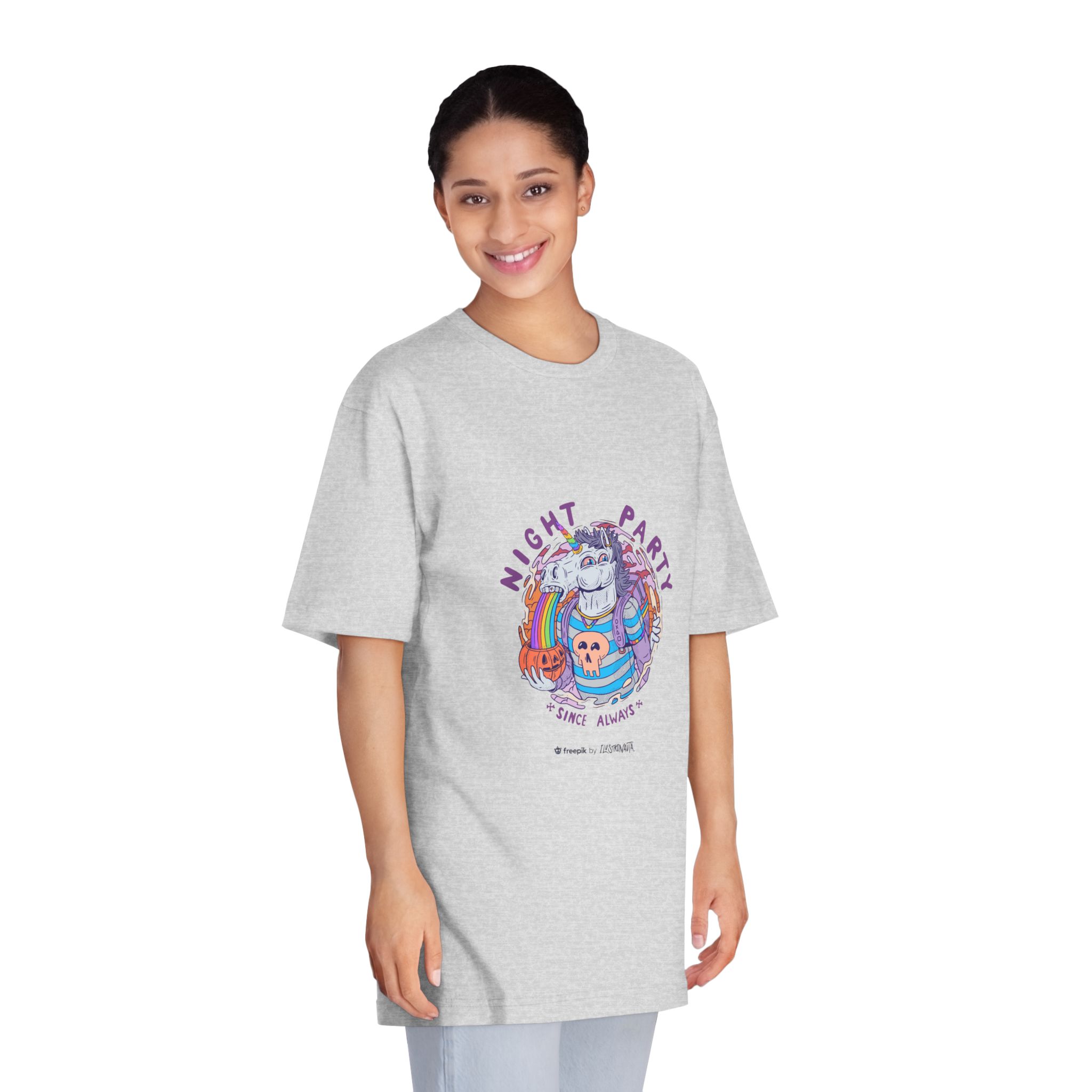 Unicorn V691 Unisex Classic Crewneck T Shirt - Image 15