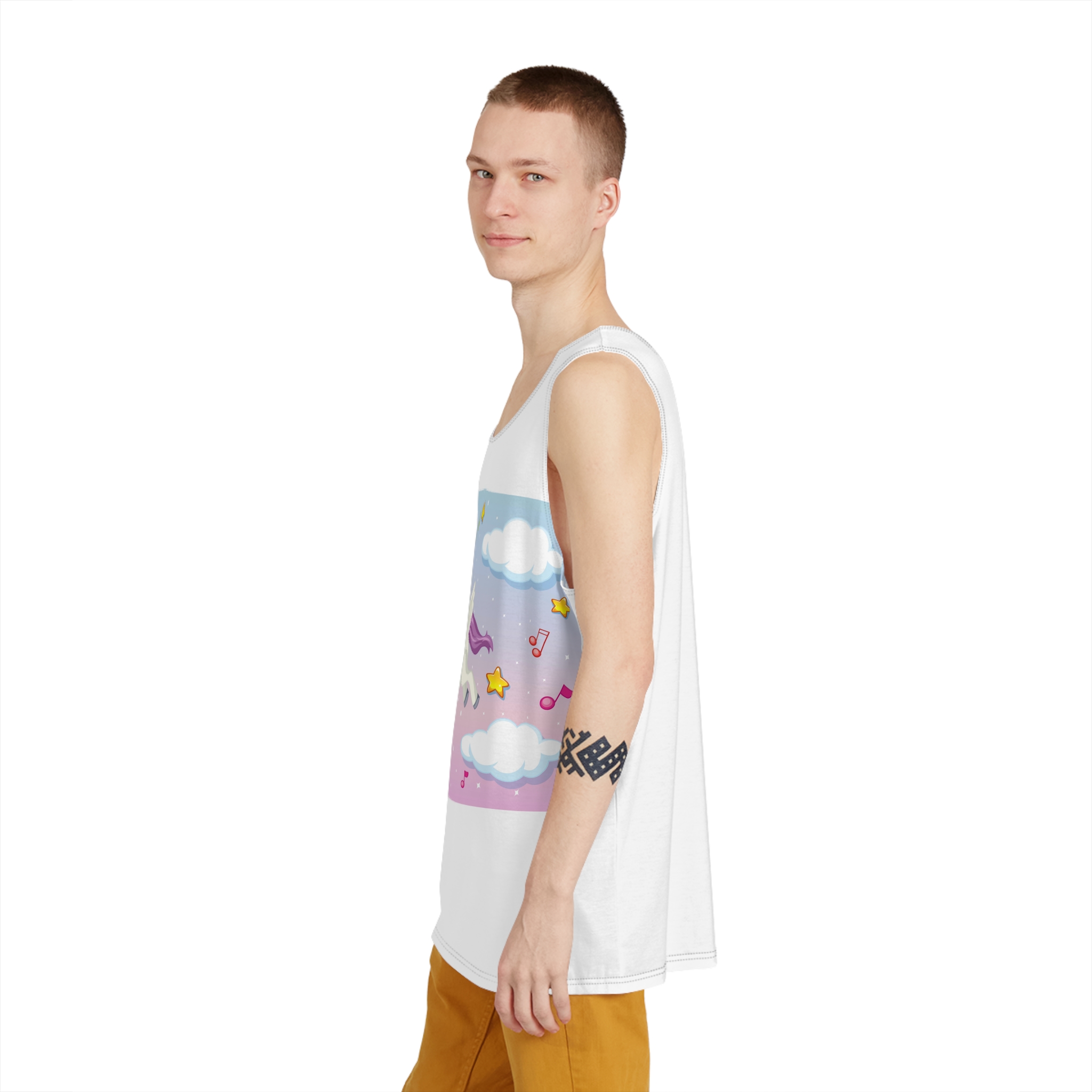 Unicorn V457 Mens Tank Aop