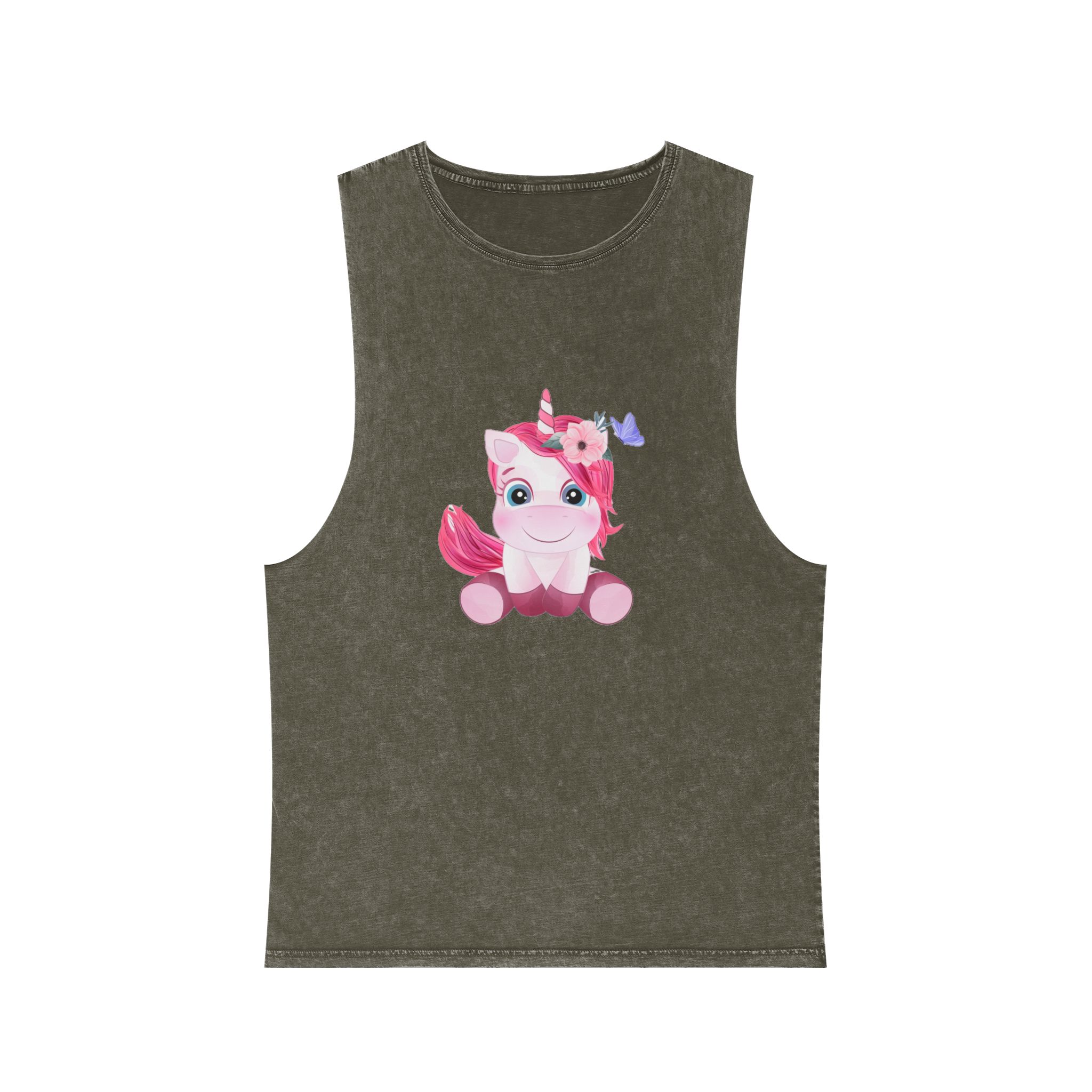 Unicorn V424 Unisex Stonewash Tank Top - Image 5