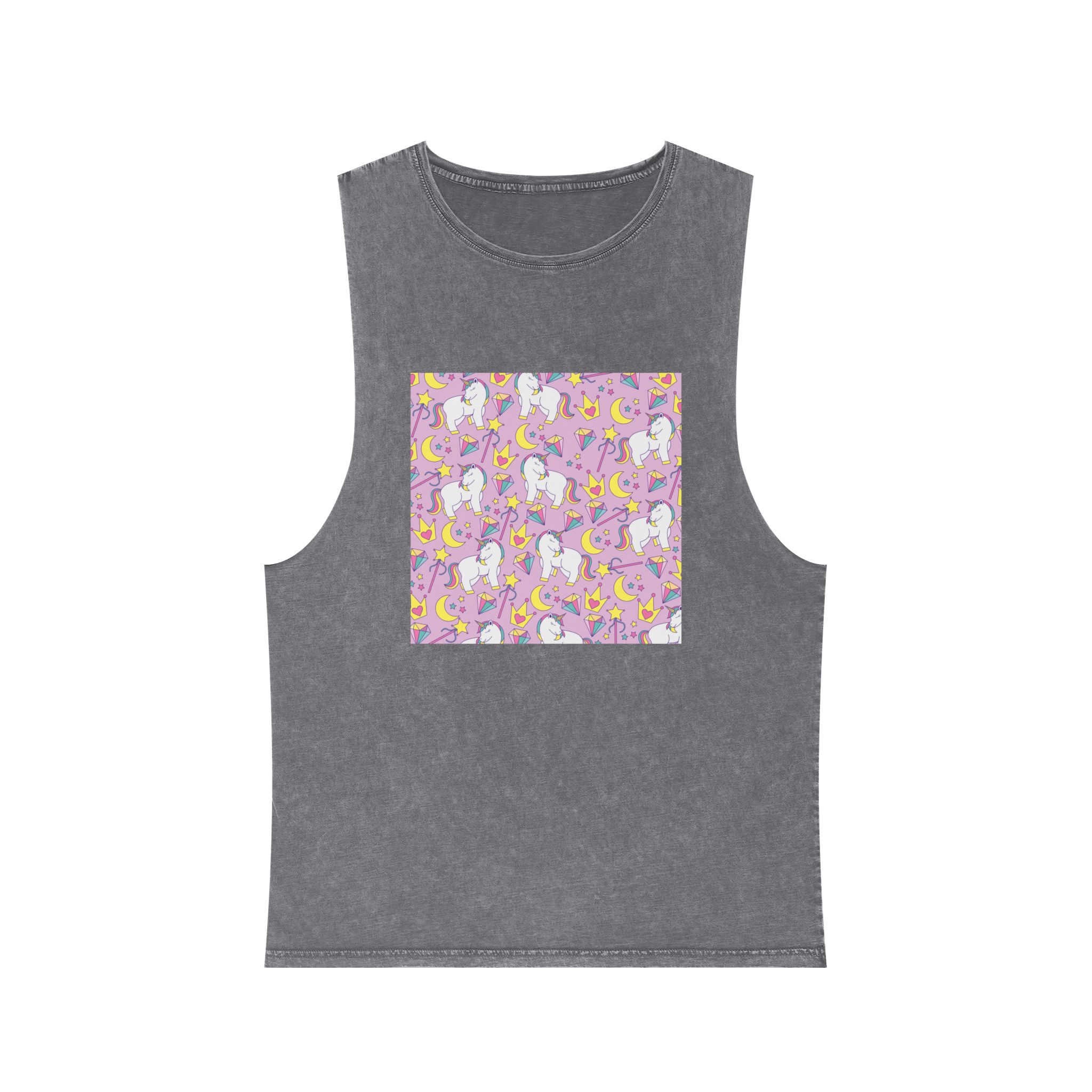 Unicorn V357 Unisex Stonewash Tank Top - Image 9
