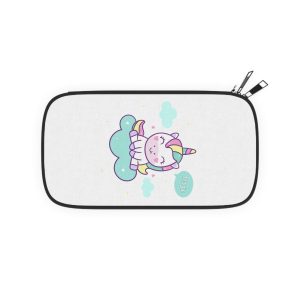 Cute Unicorn Vector Sit Cloud Passport Wallet