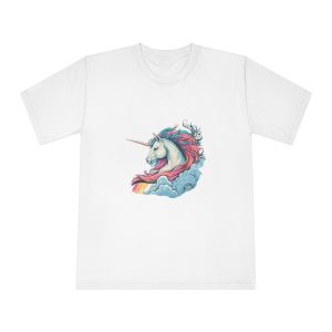 Colorful Unicorn Illustration Created With Ai Tools Unisex Classic Crewneck T Shirt