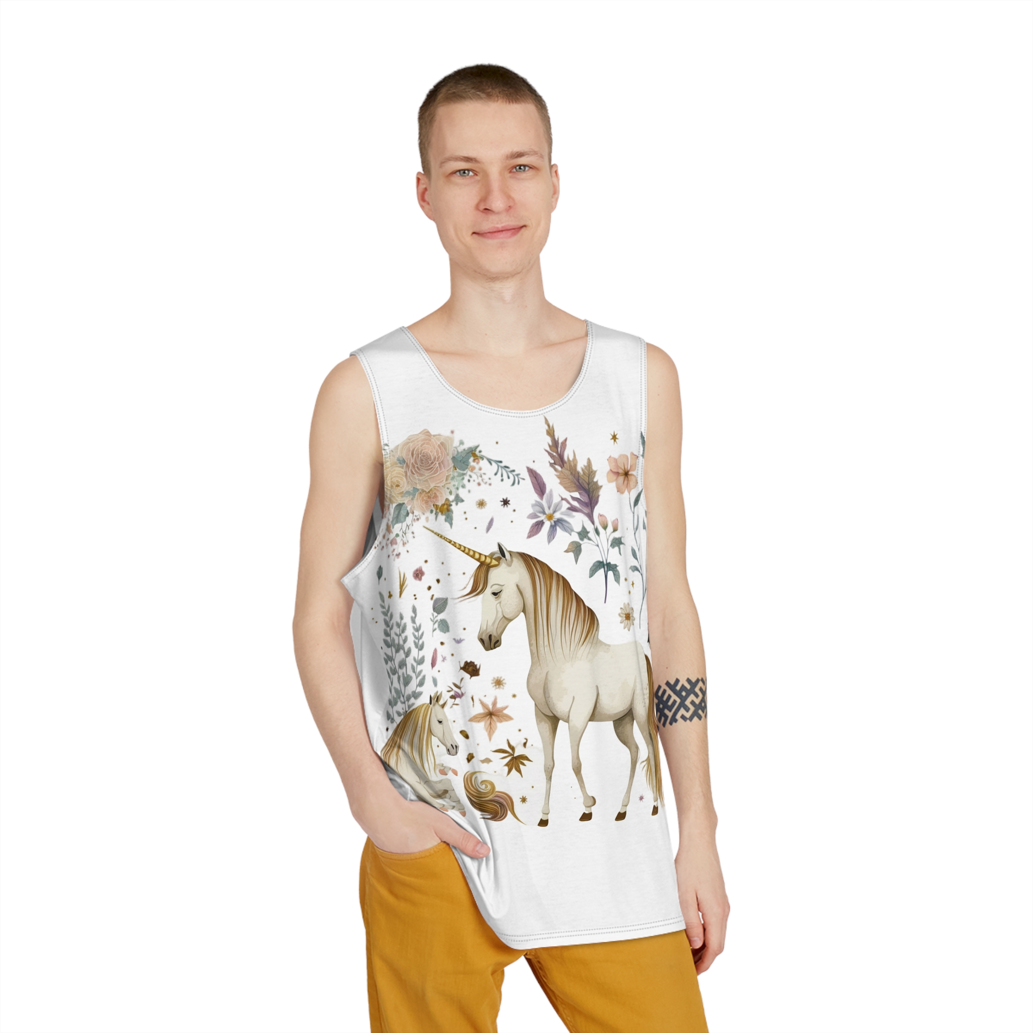 Unicorns 330 Mens Tank Aop - Image 3