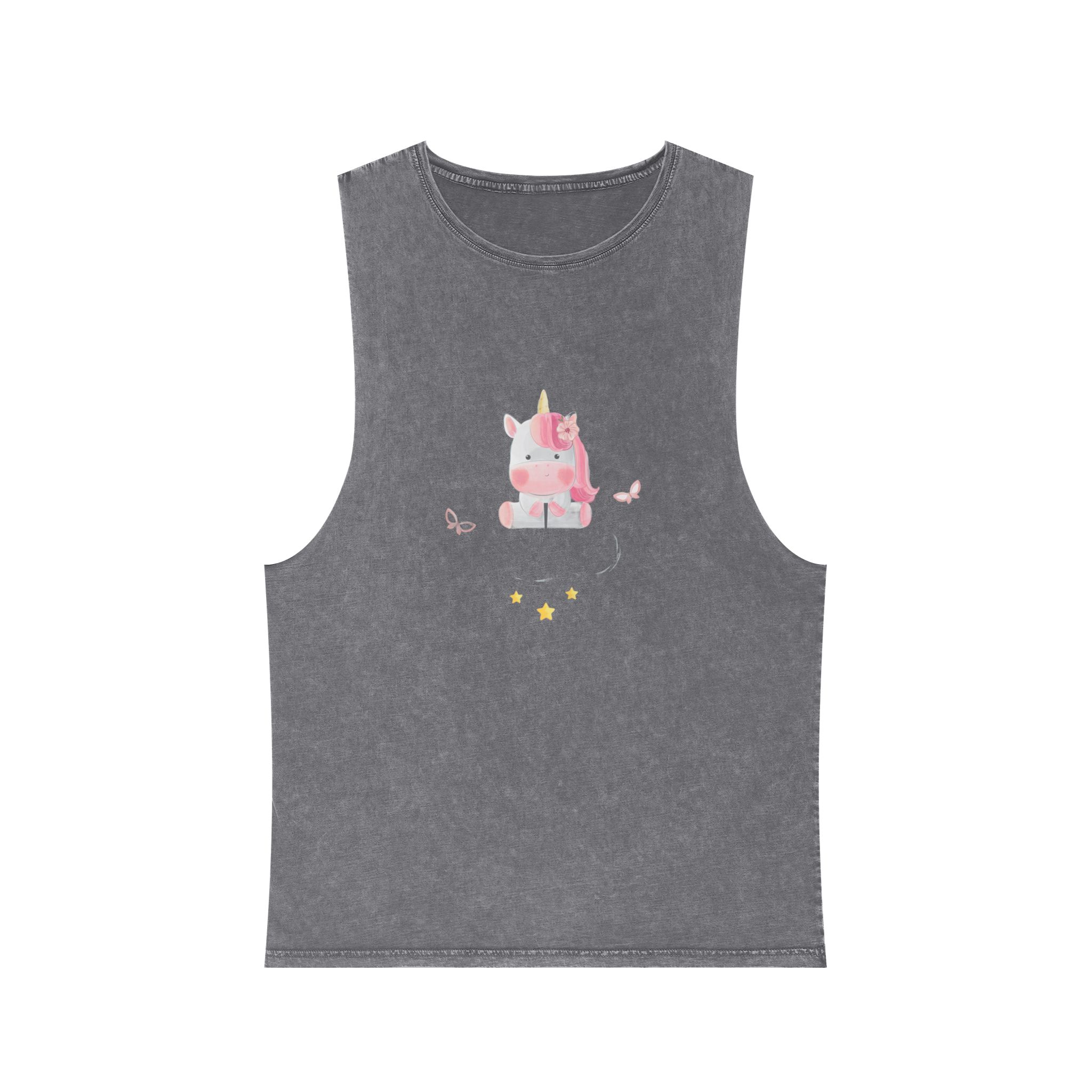 Unicorn V379 Unisex Stonewash Tank Top - Image 9