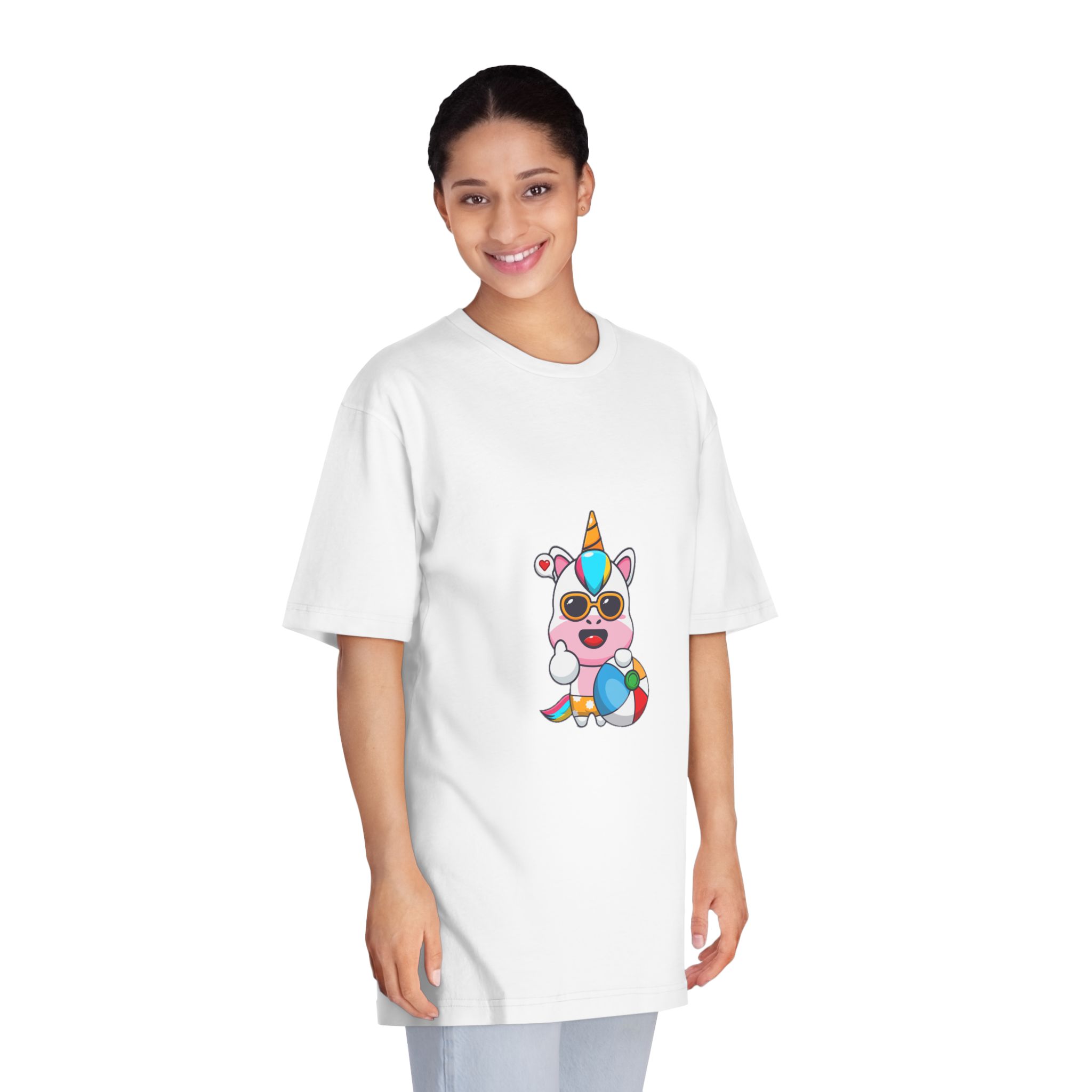 Unicorn V929 Unisex Classic Crewneck T Shirt - Image 3