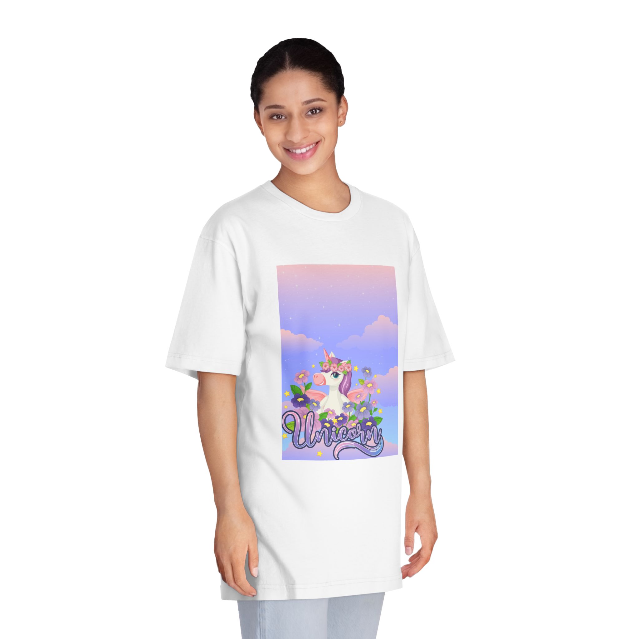 Unicorn V482 Unisex Classic Crewneck T Shirt - Image 3