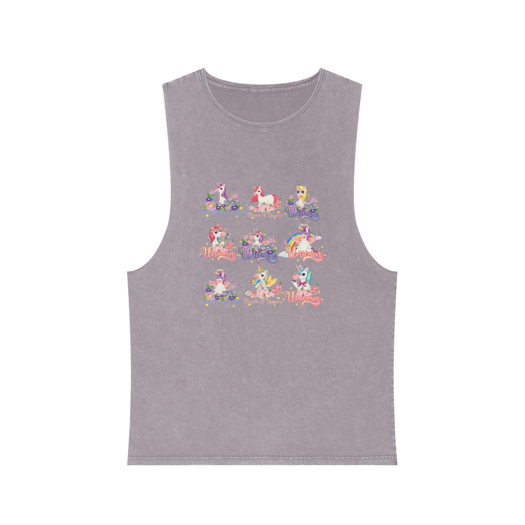 Unicorn V470 Unisex Stonewash Tank Top - Image 17