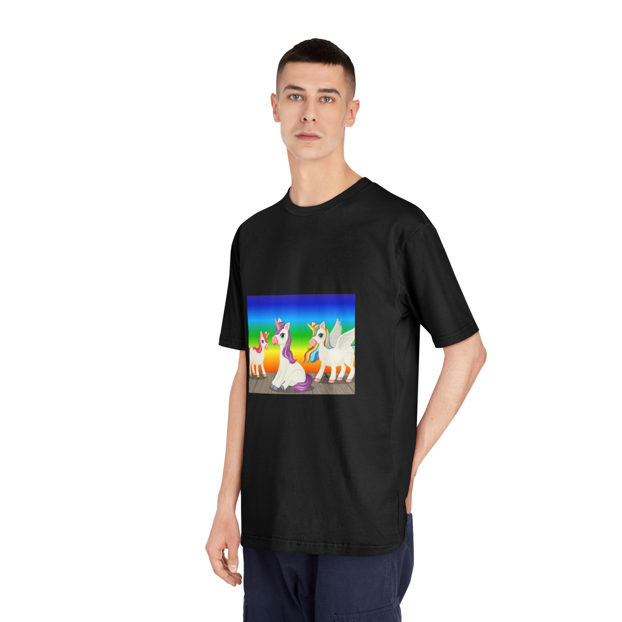 Unicorn V711 Unisex Classic Crewneck T Shirt - Image 8