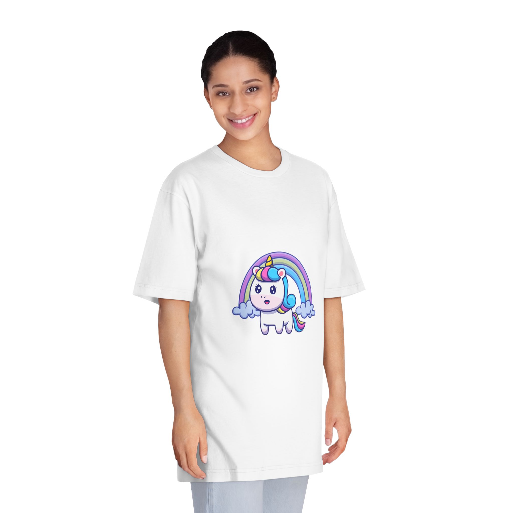 Unicorn V588 Unisex Classic Crewneck T Shirt - Image 3