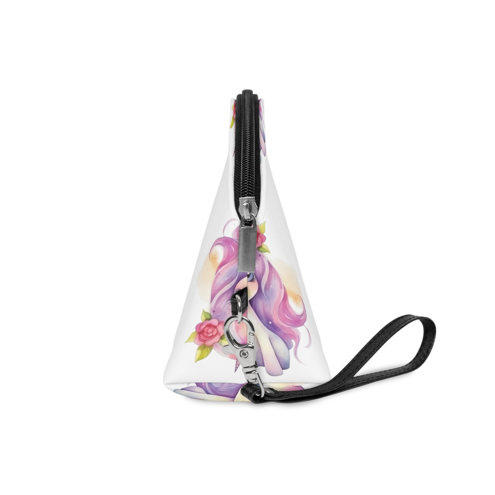 Watercolor Cute Unicorn Isolated Makeup Bag - Image 3