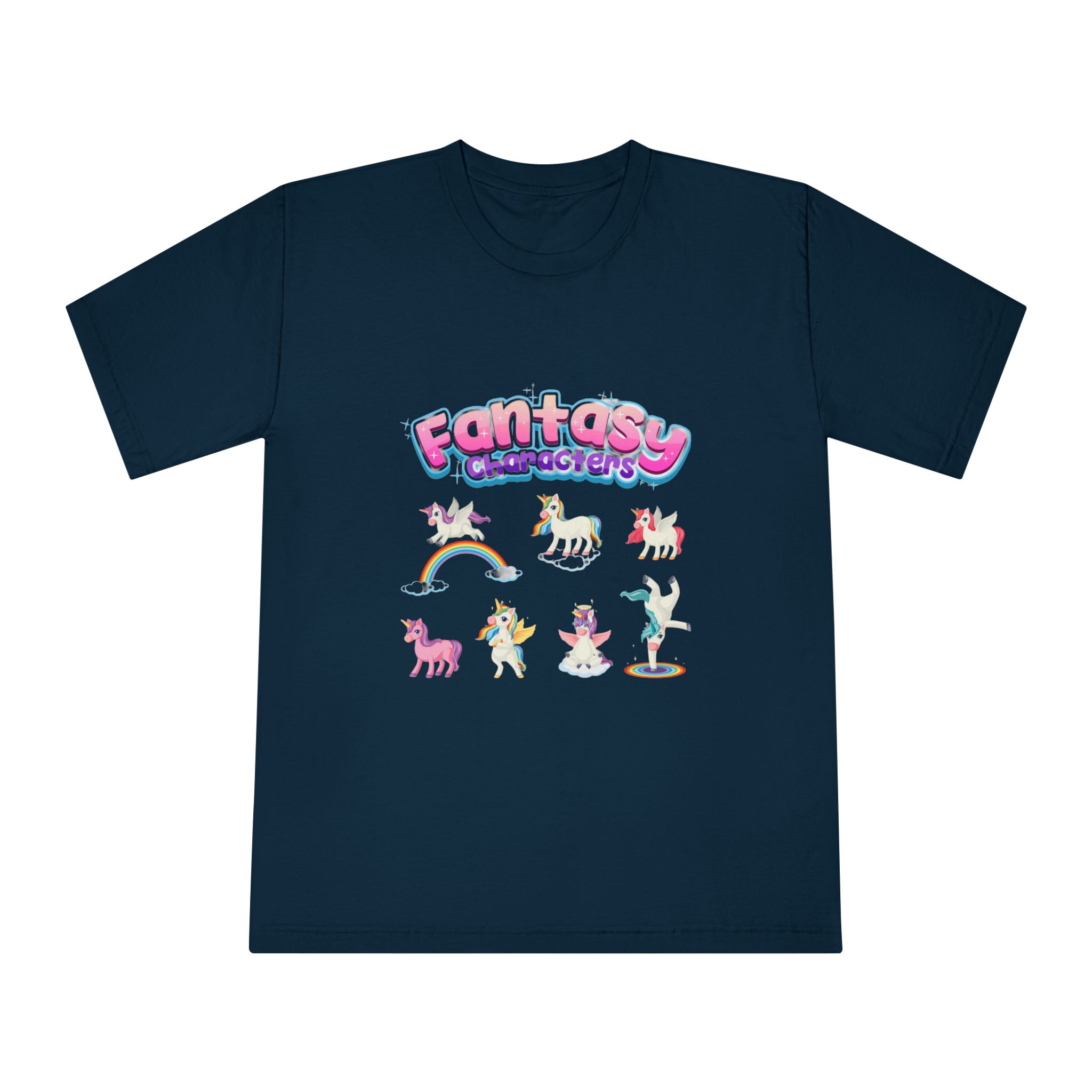 Unicorn V751 Unisex Classic Crewneck T Shirt - Image 17