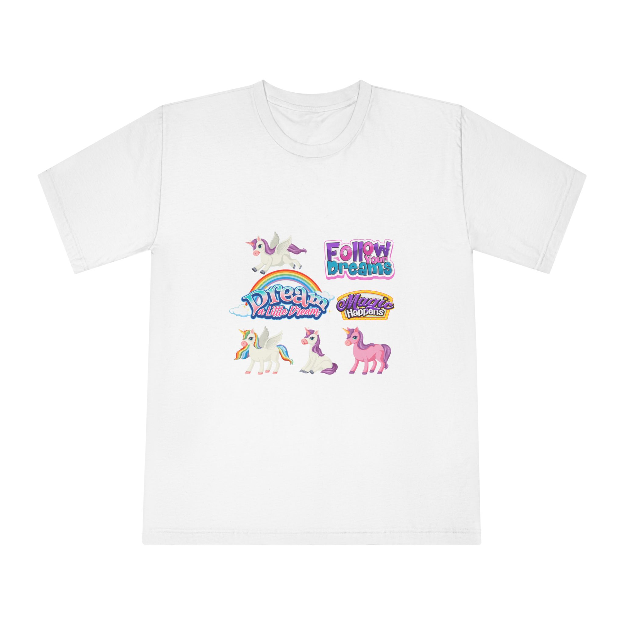 Unicorn V744 Unisex Classic Crewneck T Shirt