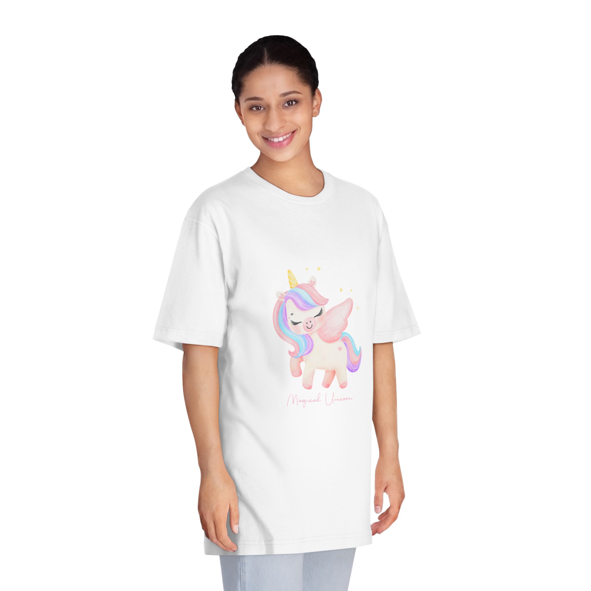 Unicorn V962 Unisex Classic Crewneck T Shirt - Image 3