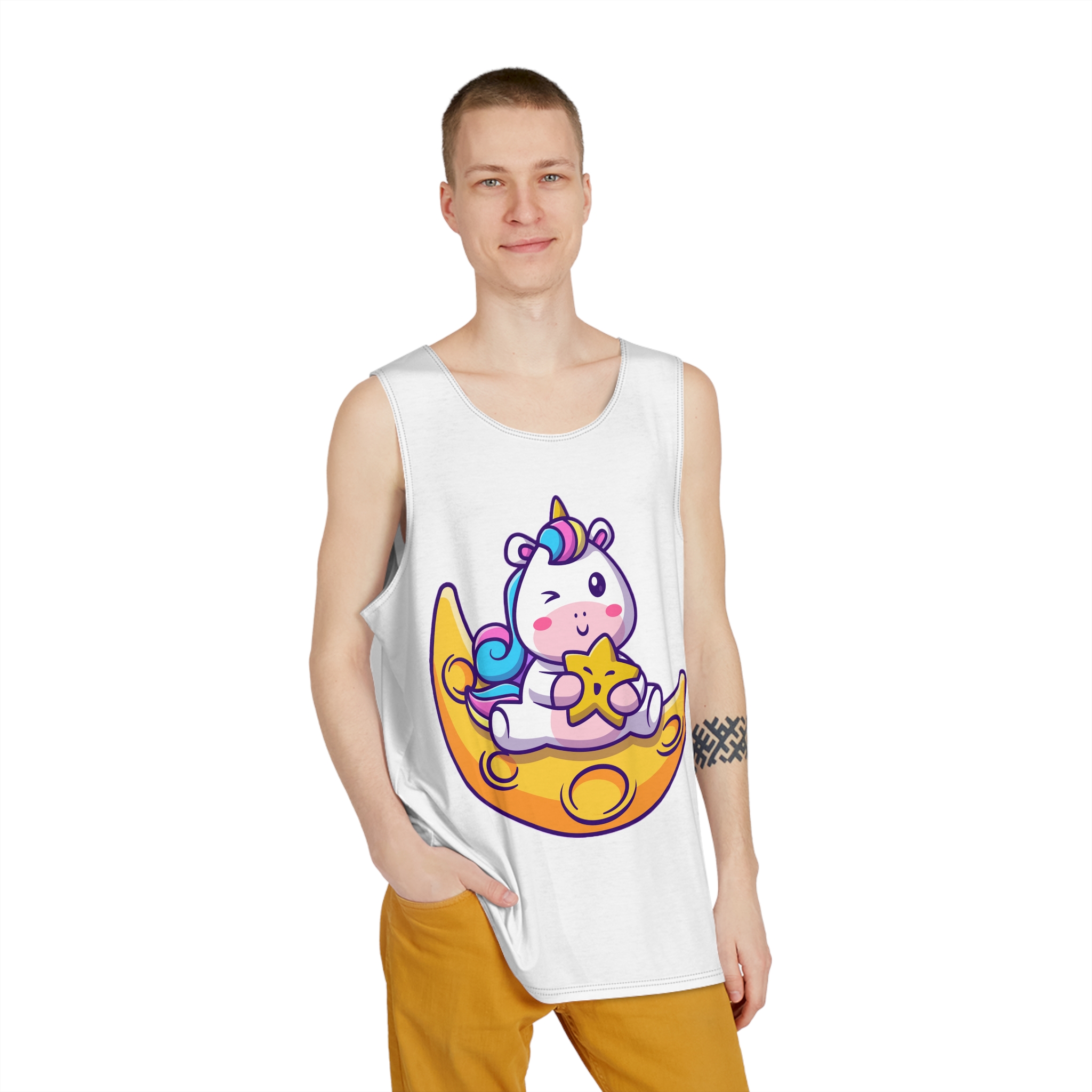 Unicorns 21 Mens Tank Aop - Image 3
