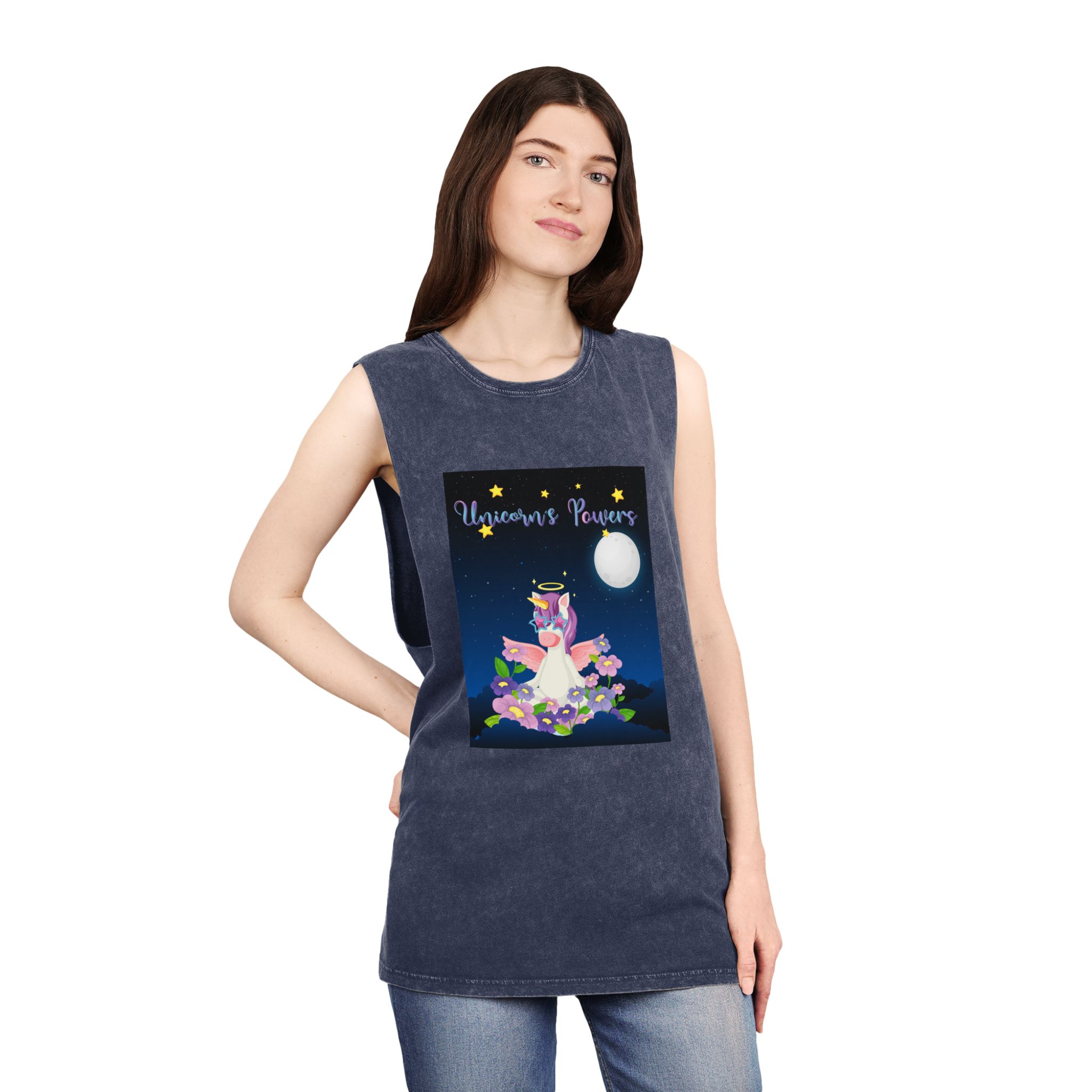 Unicorn V468 Unisex Stonewash Tank Top - Image 16