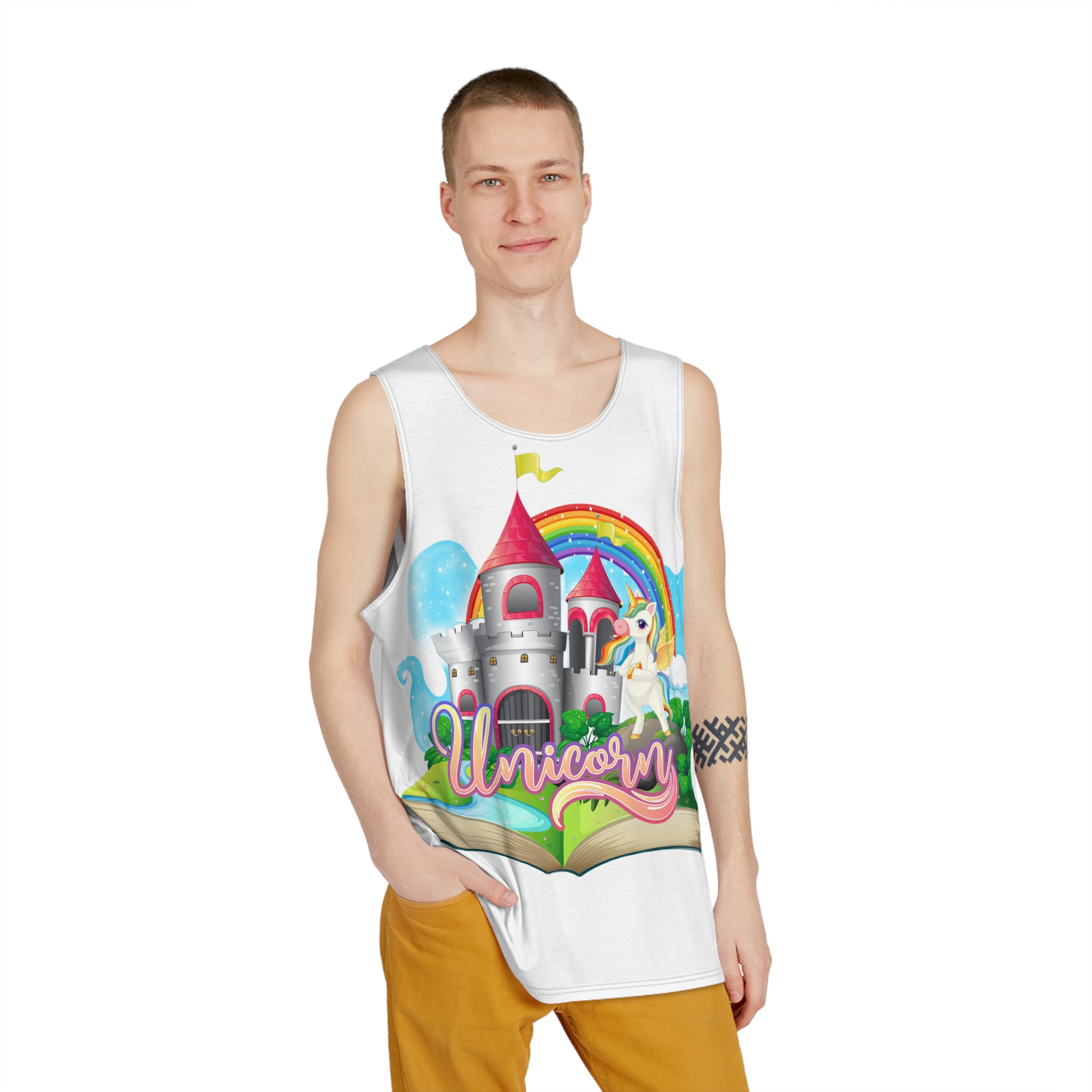 Unicorn V584 Mens Tank Aop - Image 3