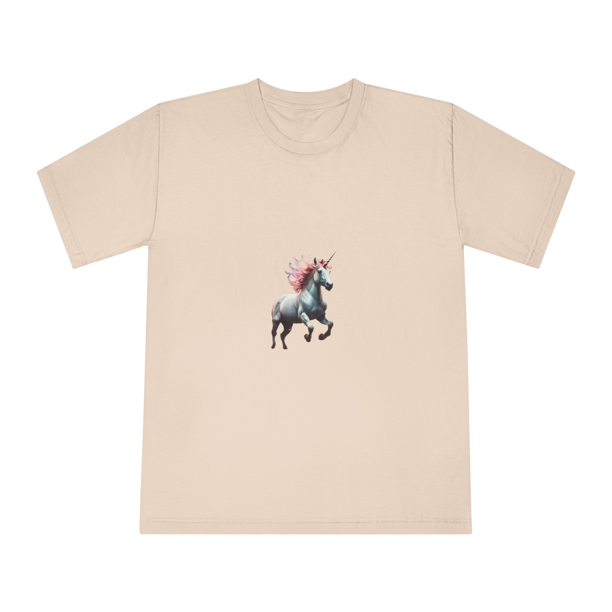 Beautiful Unicorn Running Magical Meadow Unicorn Background Images Whimsical Unicorn (22) Unisex Classic Crewneck T Shirt - Image 9