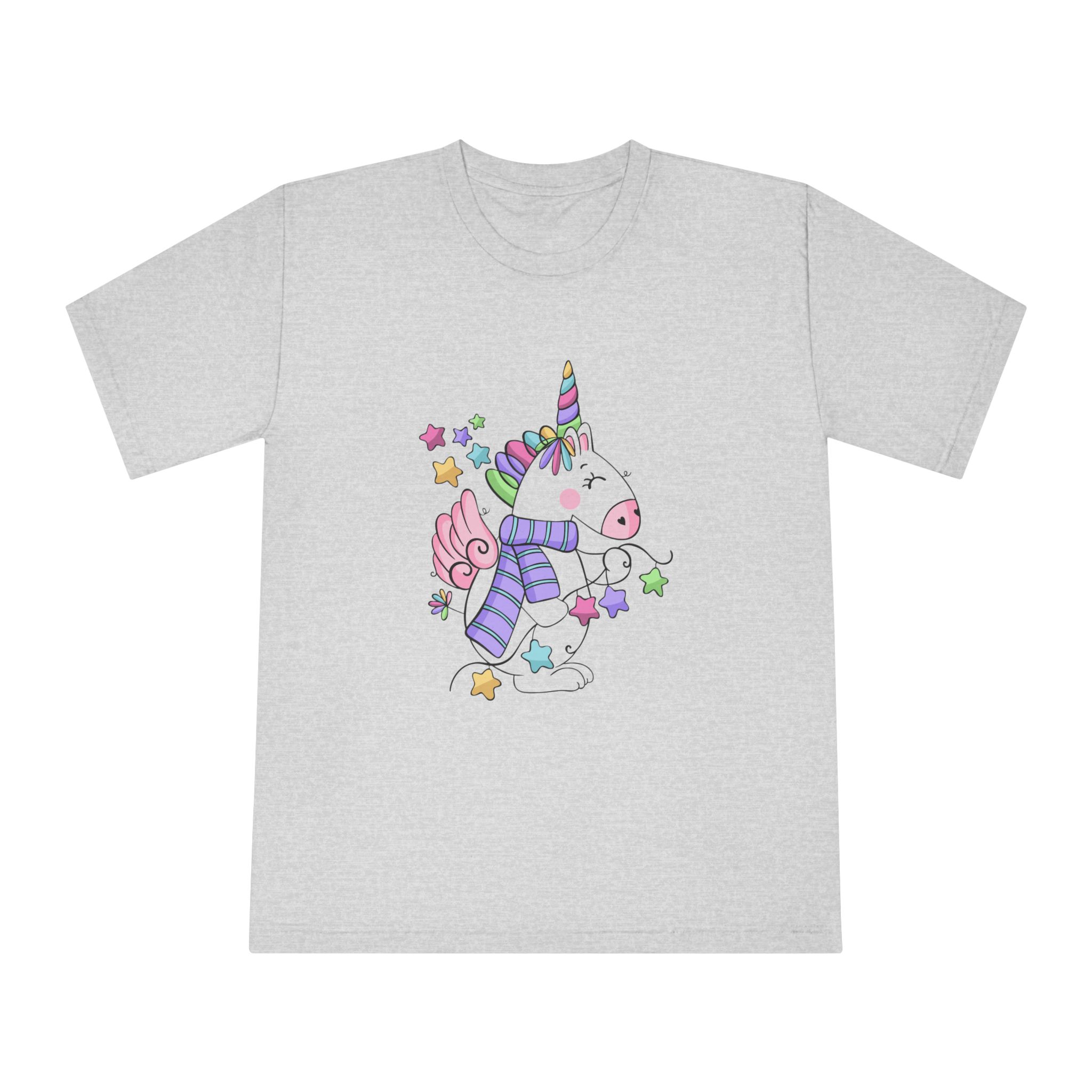 Happy Unicorn Unisex Classic Crewneck T Shirt - Image 13