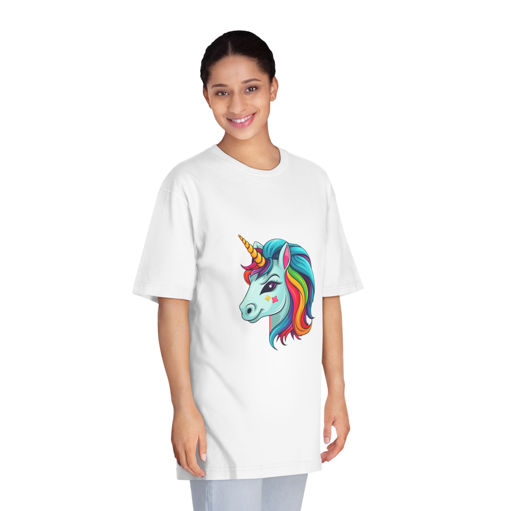 Unicorns 324 Unisex Classic Crewneck T Shirt - Image 3