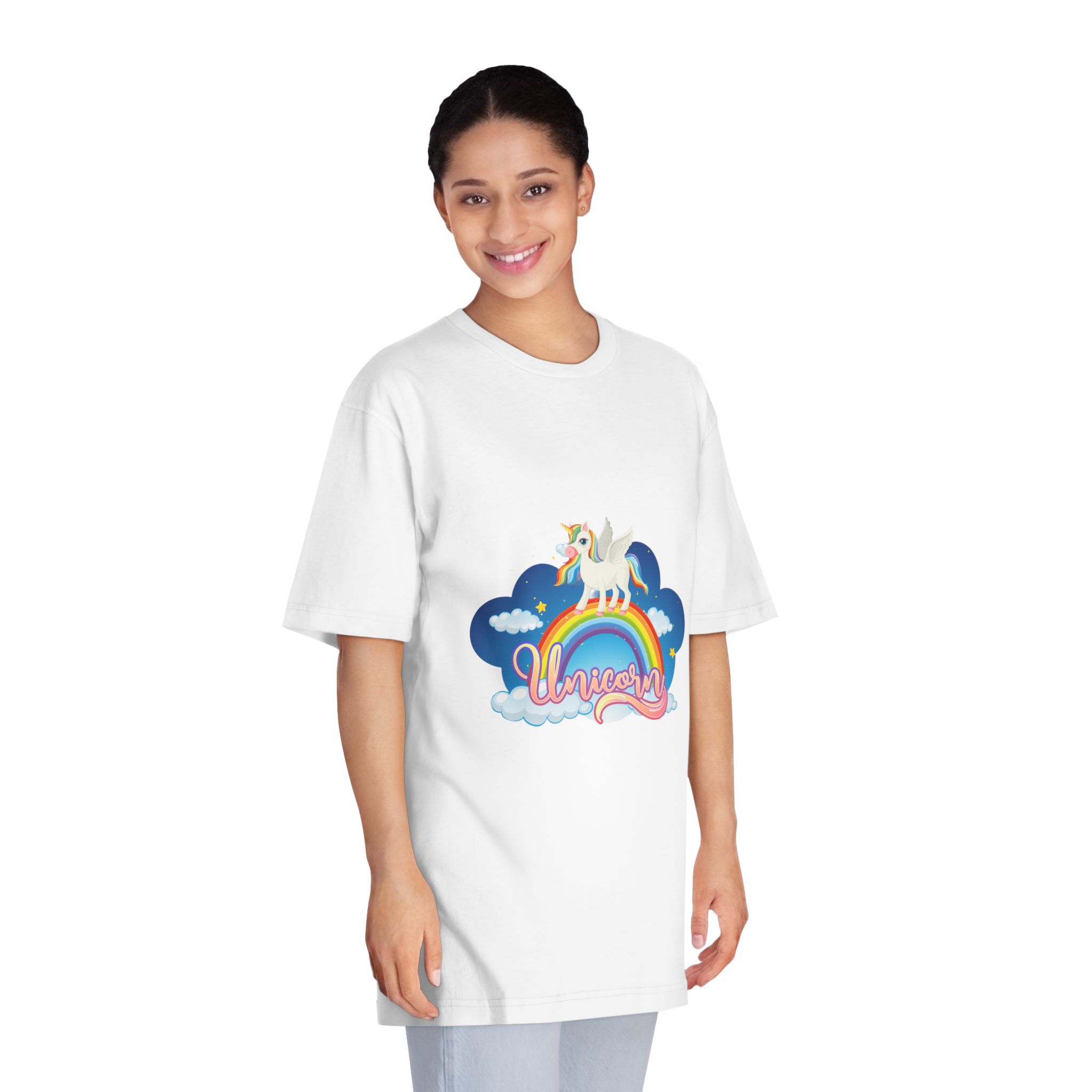 Unicorn V596 Unisex Classic Crewneck T Shirt - Image 3