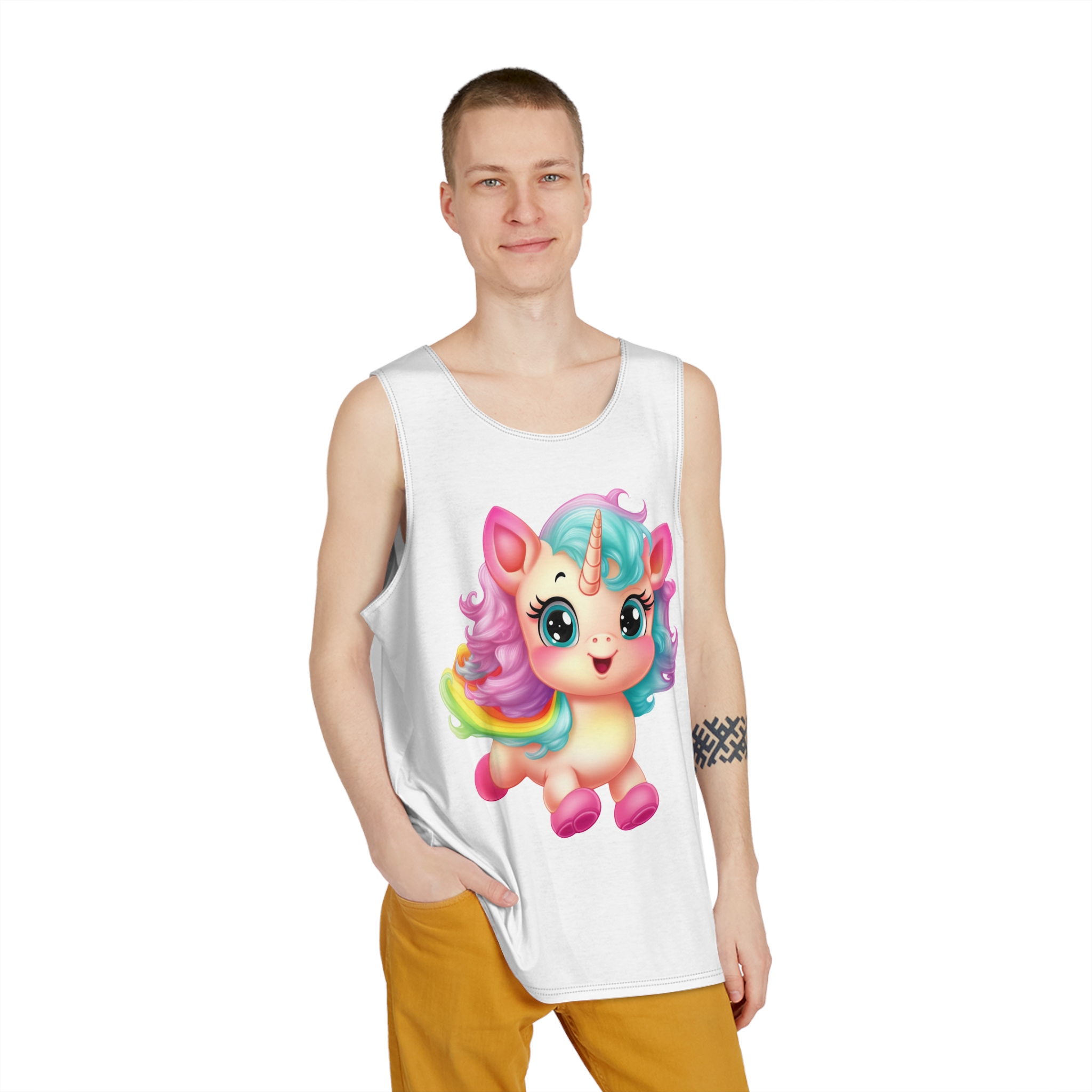 Unicorns 411 Mens Tank Aop - Image 3