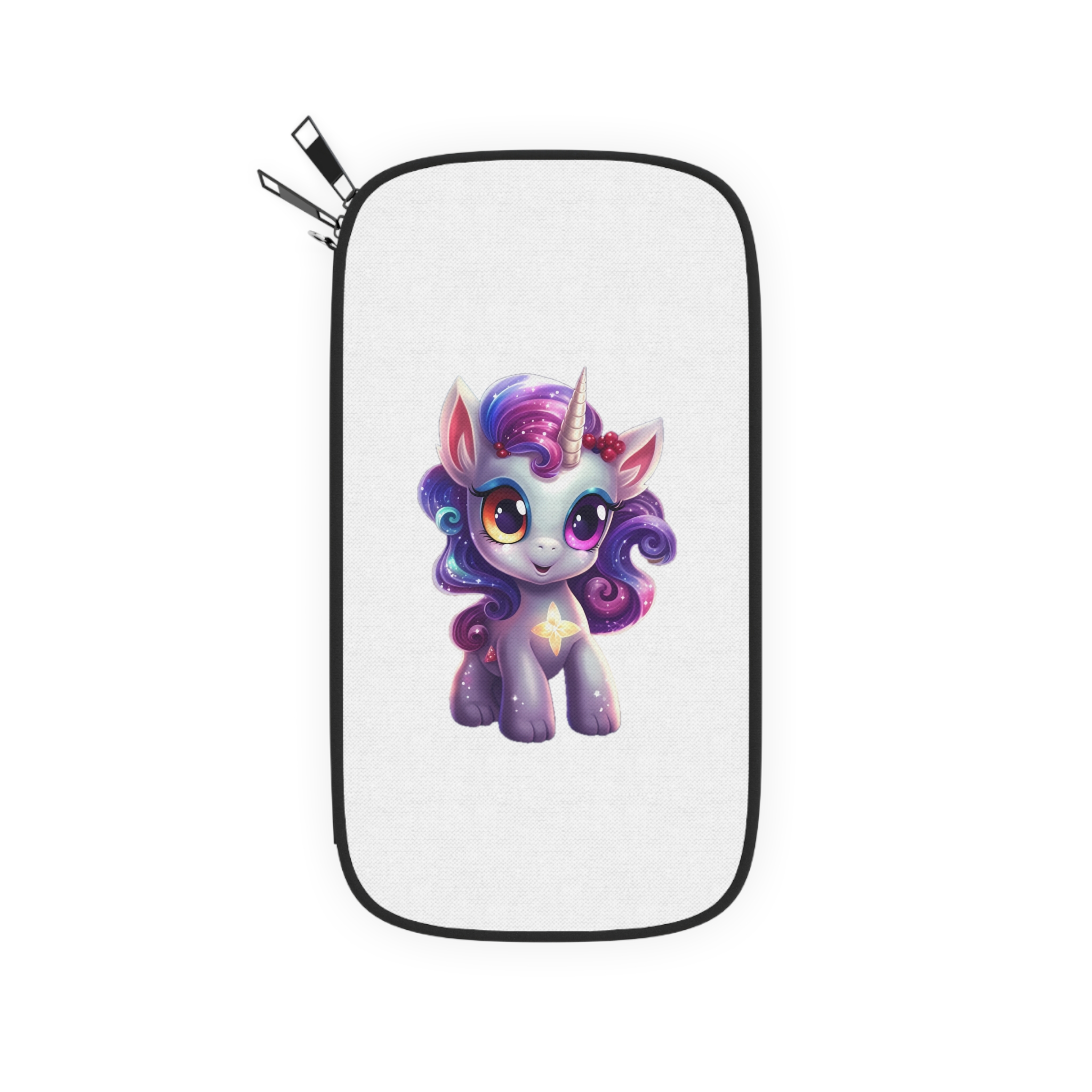 Beautiful Cute Baby Unicorn (2) Passport Wallet - Image 2
