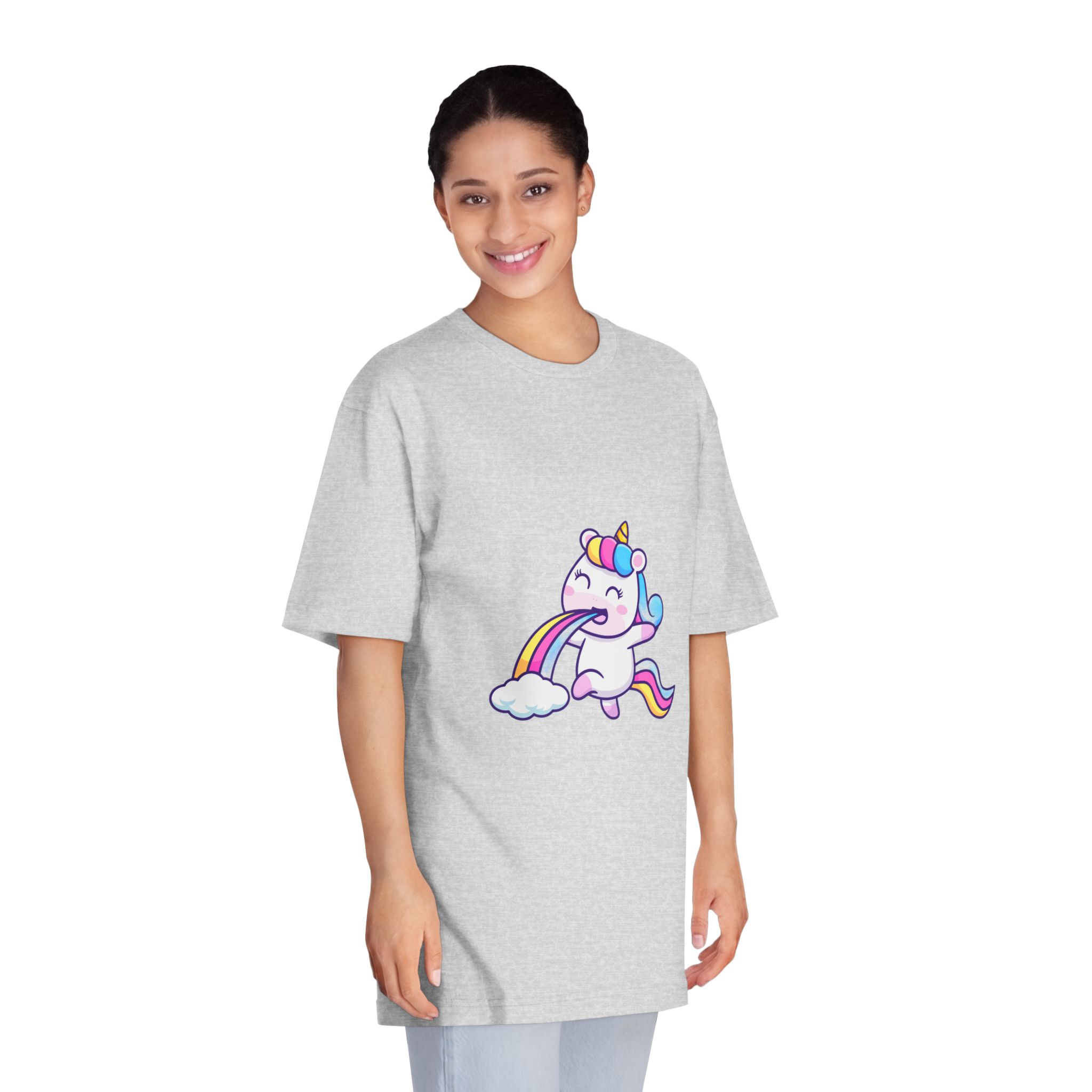 Unicorn V736 Unisex Classic Crewneck T Shirt - Image 15