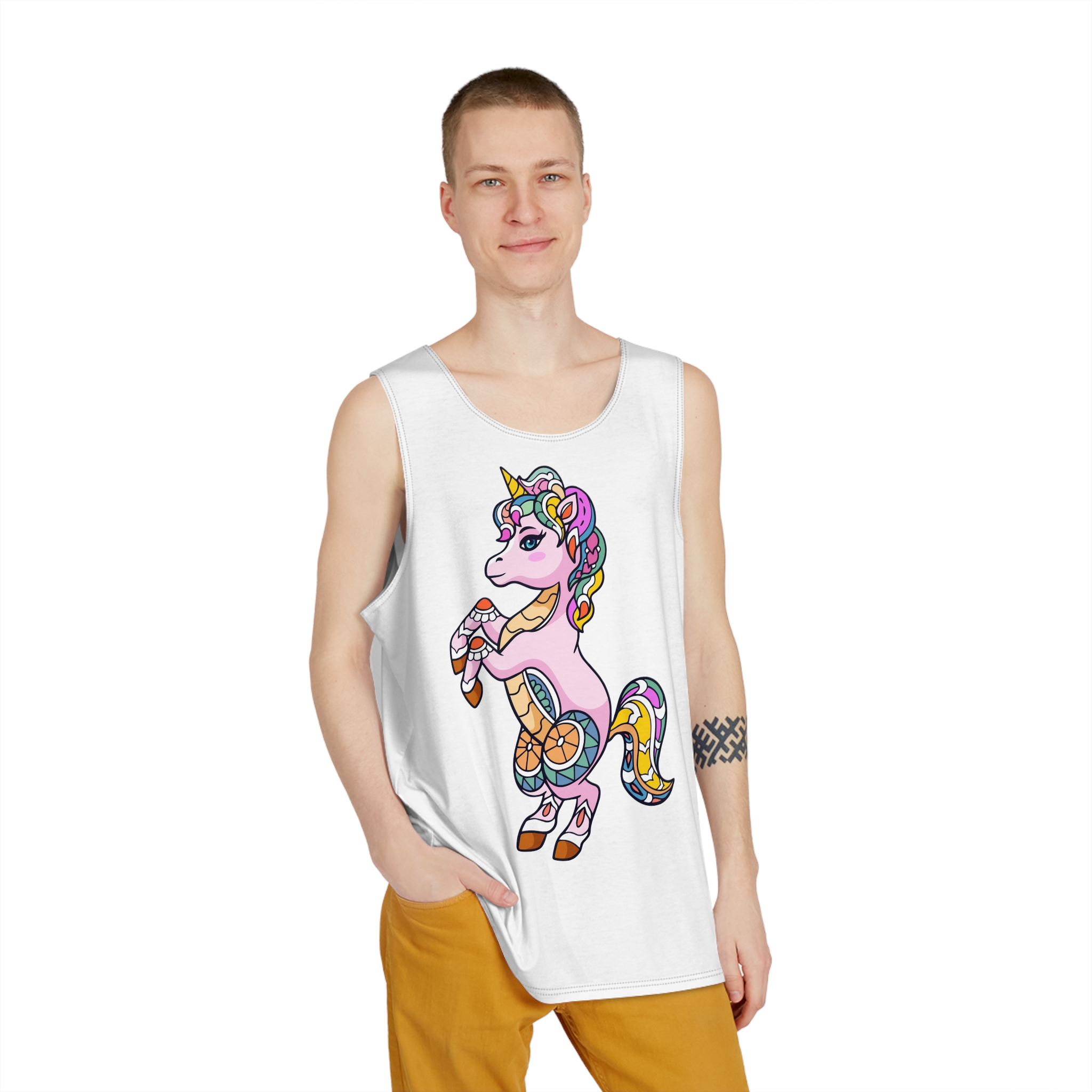 Unicorn V877 Mens Tank Aop - Image 3