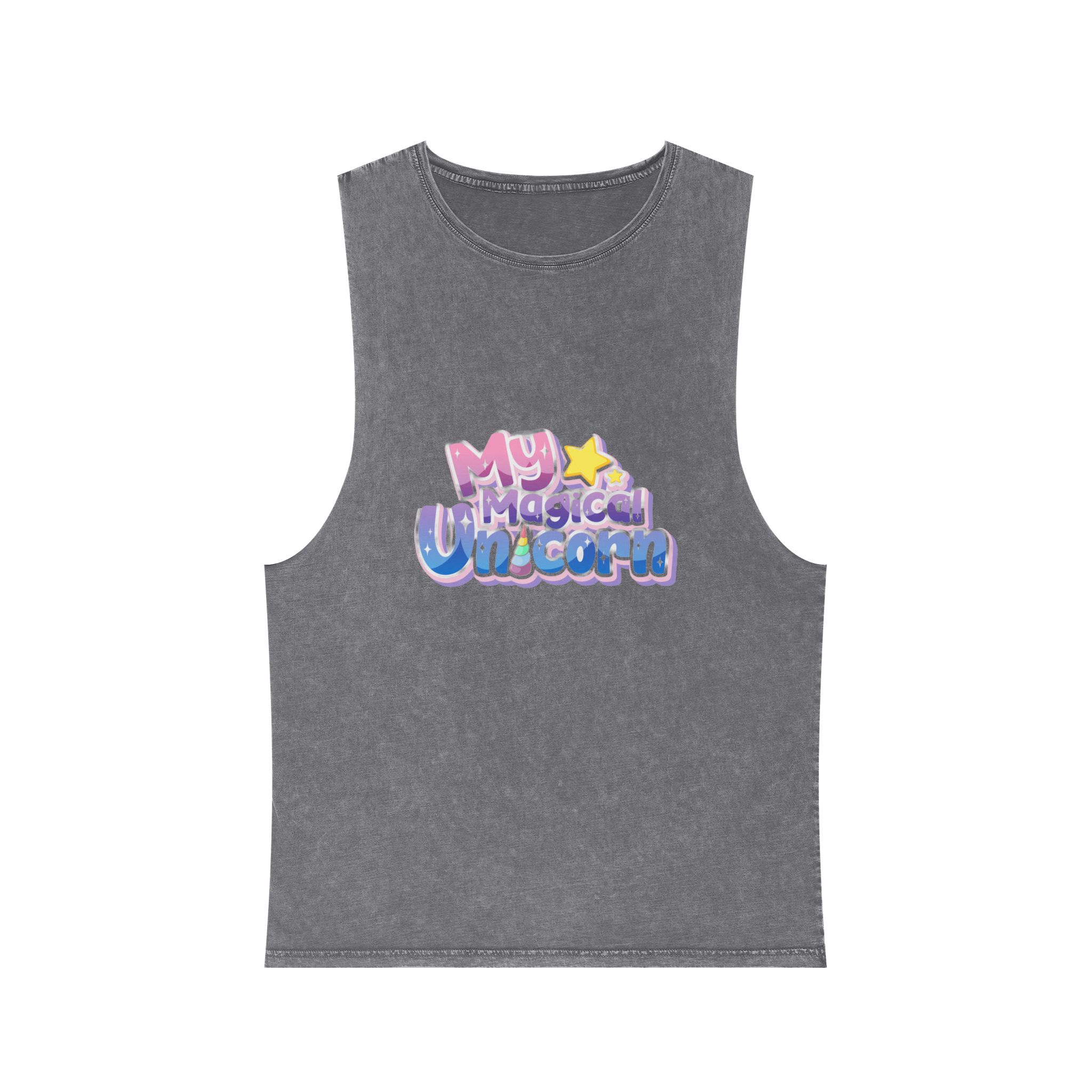 My Magical Unicorn Unisex Stonewash Tank Top - Image 9