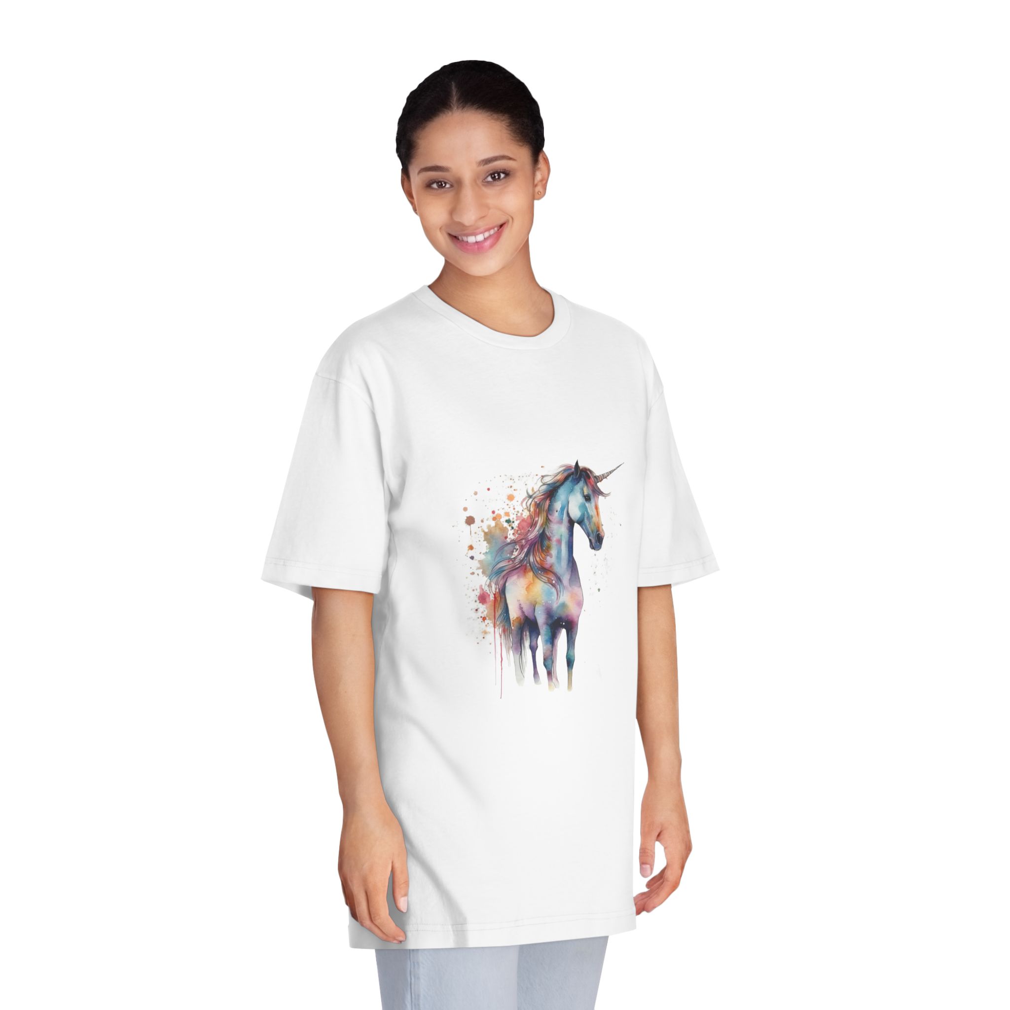 Unicorns 175 Unisex Classic Crewneck T Shirt - Image 3