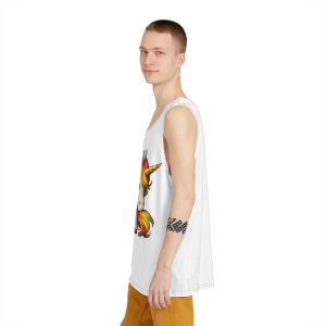 Sticker Unicorn With Rainbow It Mens Tank Aop