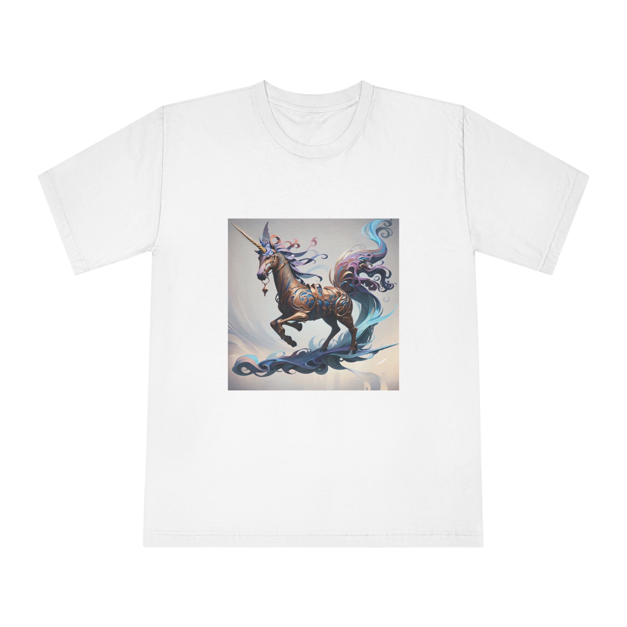 Painting Unicorn Unisex Classic Crewneck T Shirt