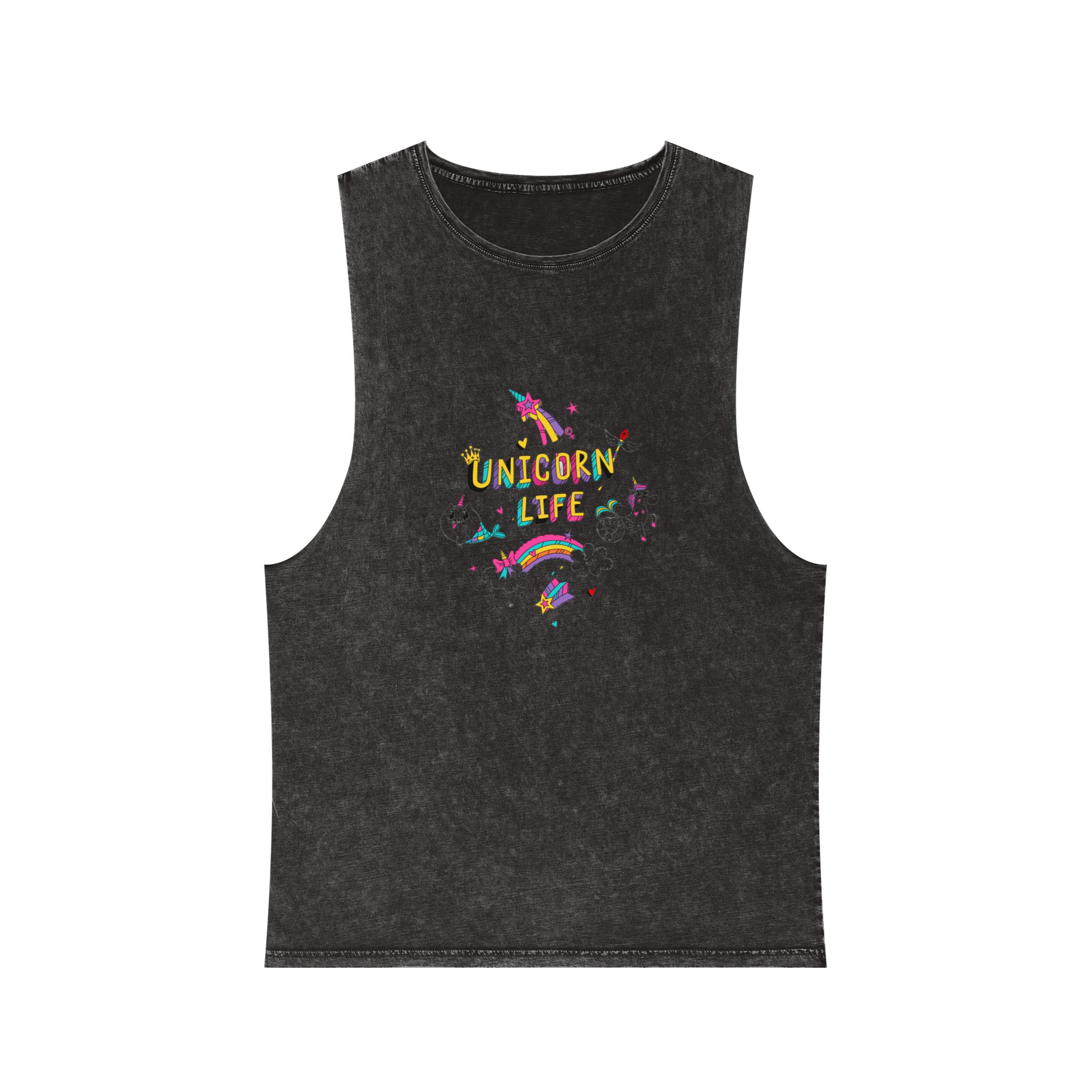 Unicorn V370 Unisex Stonewash Tank Top