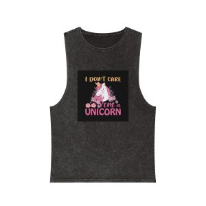 Unicorn 2 (1) Unisex Stonewash Tank Top