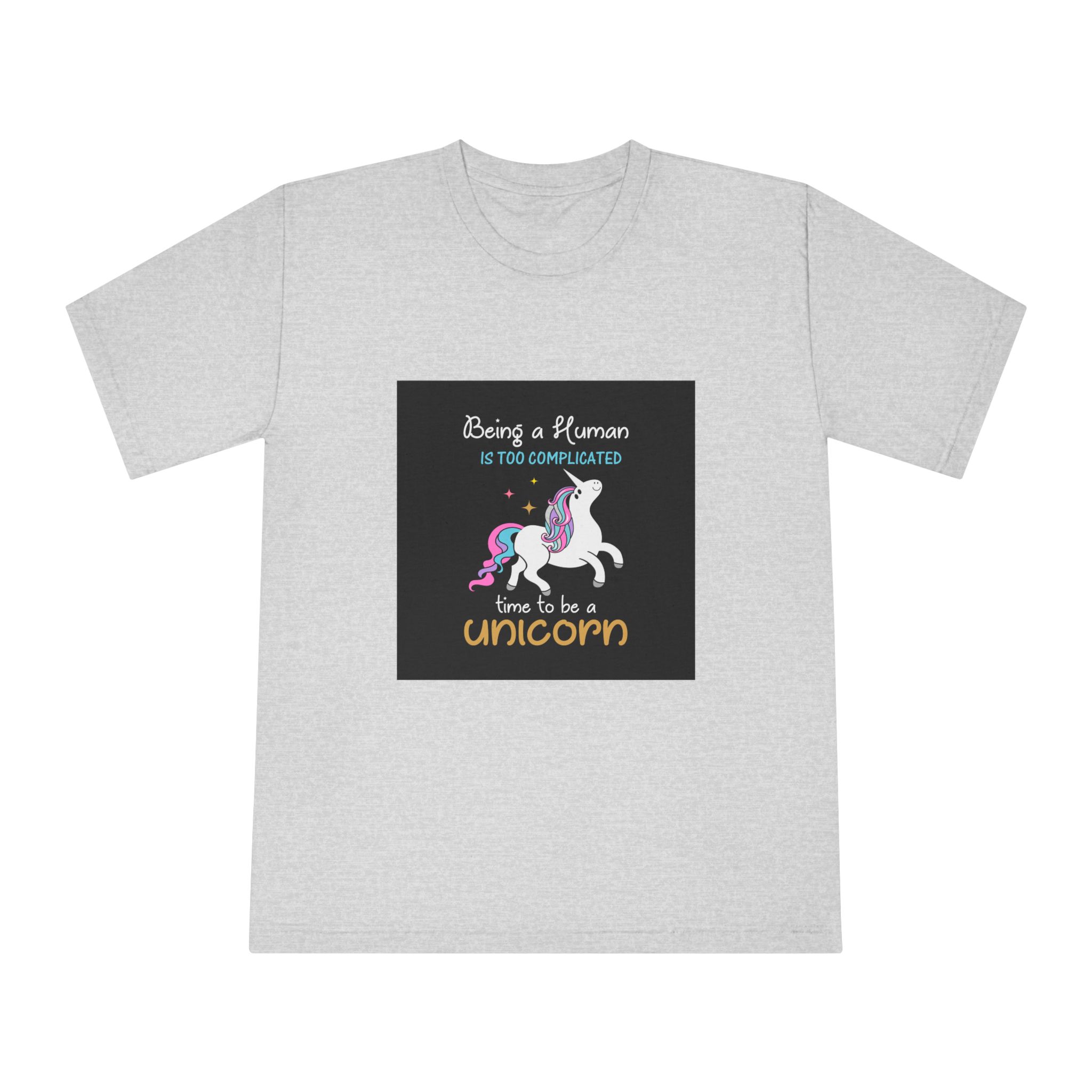Unicorn 1 2 Unisex Classic Crewneck T Shirt - Image 13