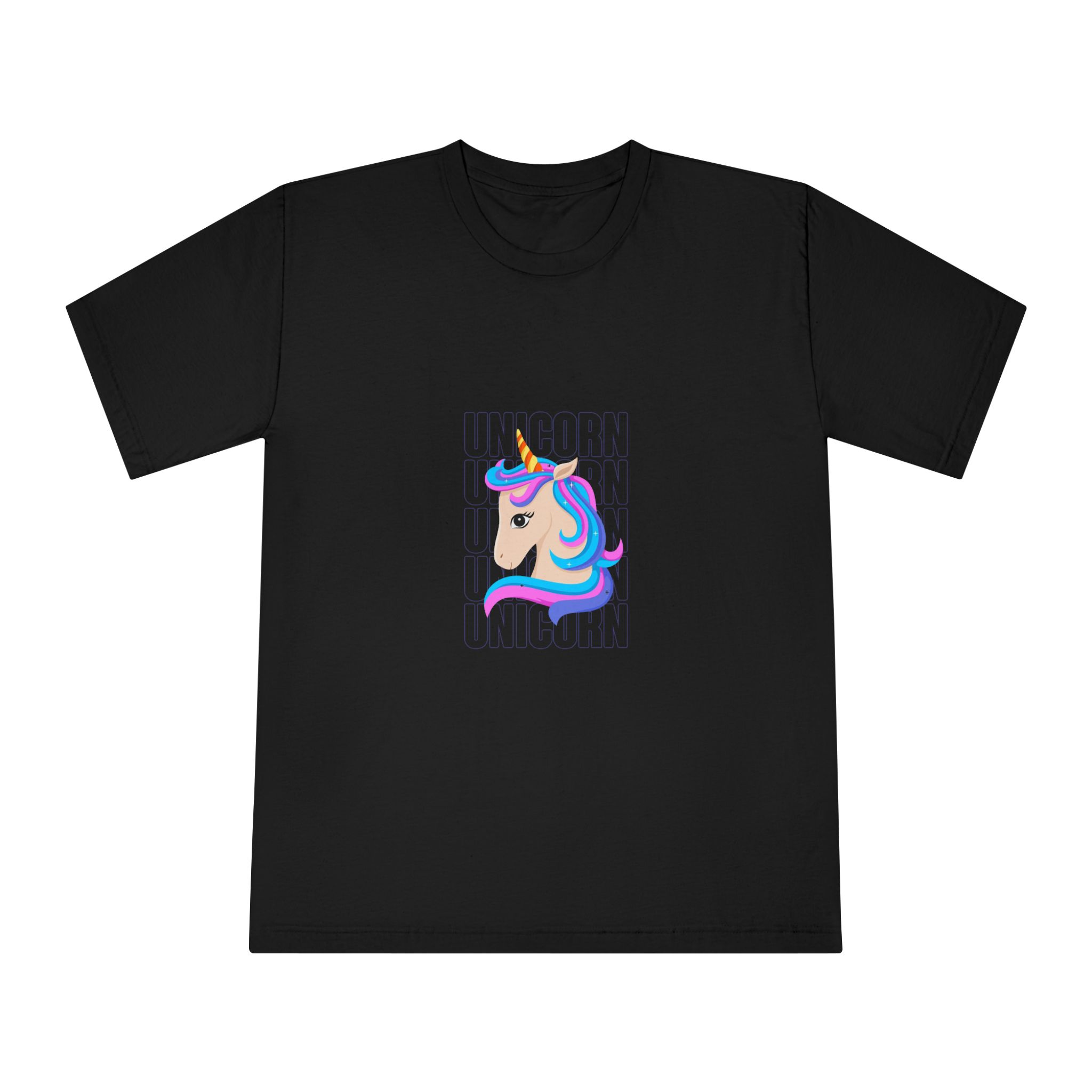 Cute Unicorn Unisex Classic Crewneck T Shirt - Image 5