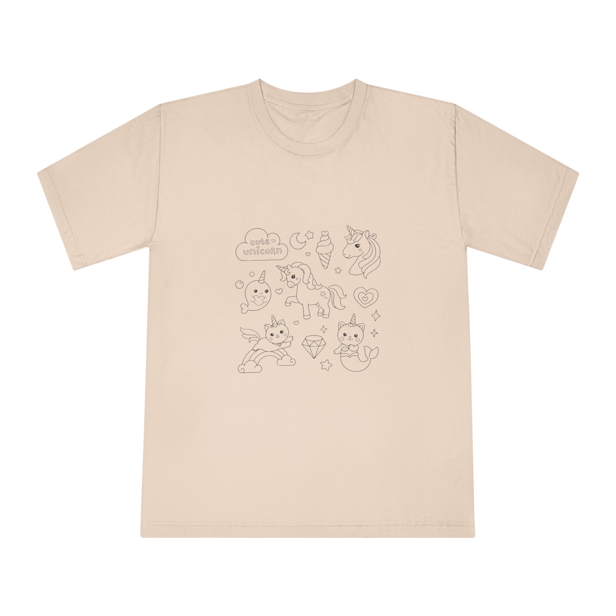 Unicorn V694 Unisex Classic Crewneck T Shirt - Image 9