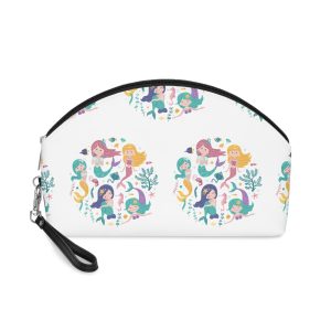 Poster With Mermaids Sea Animals Makeup Bag