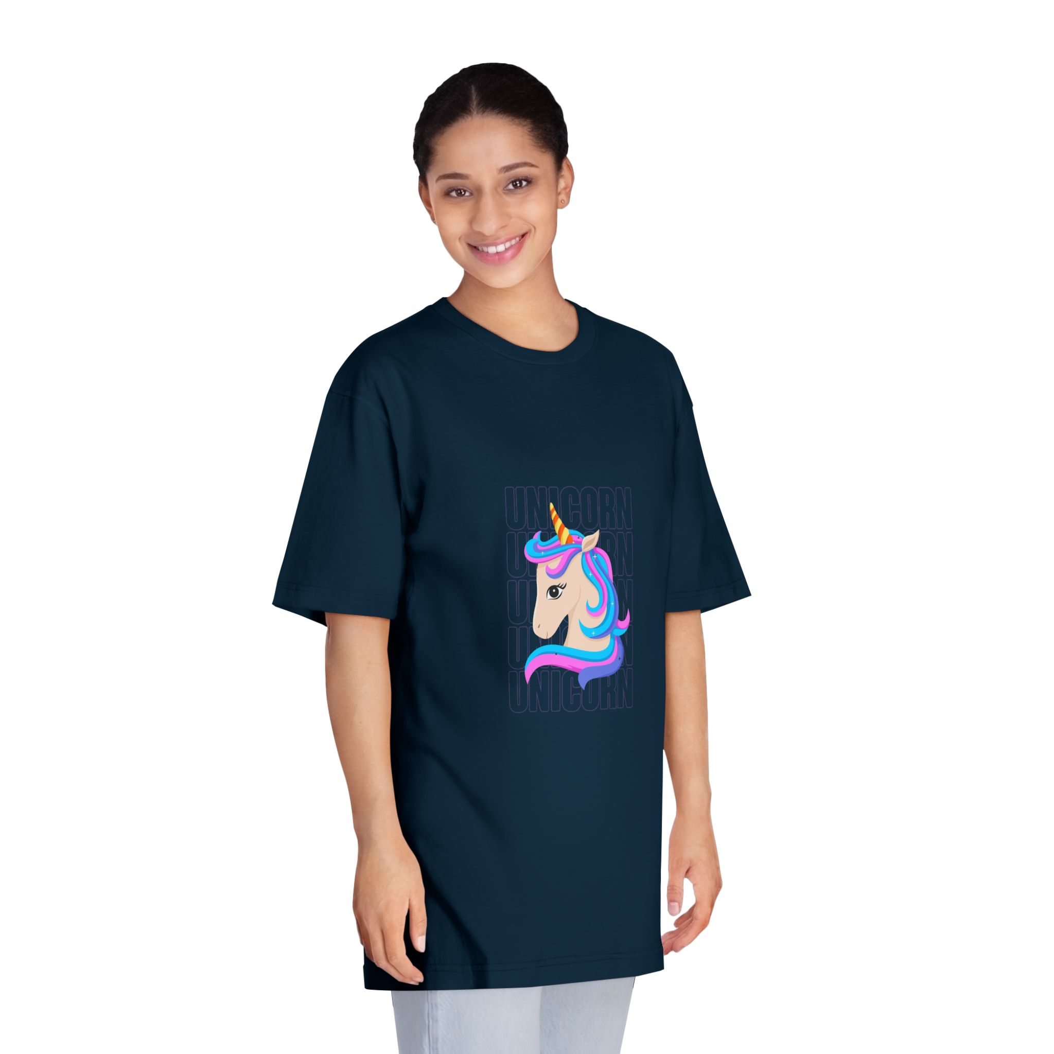 Cute Unicorn Unisex Classic Crewneck T Shirt - Image 19