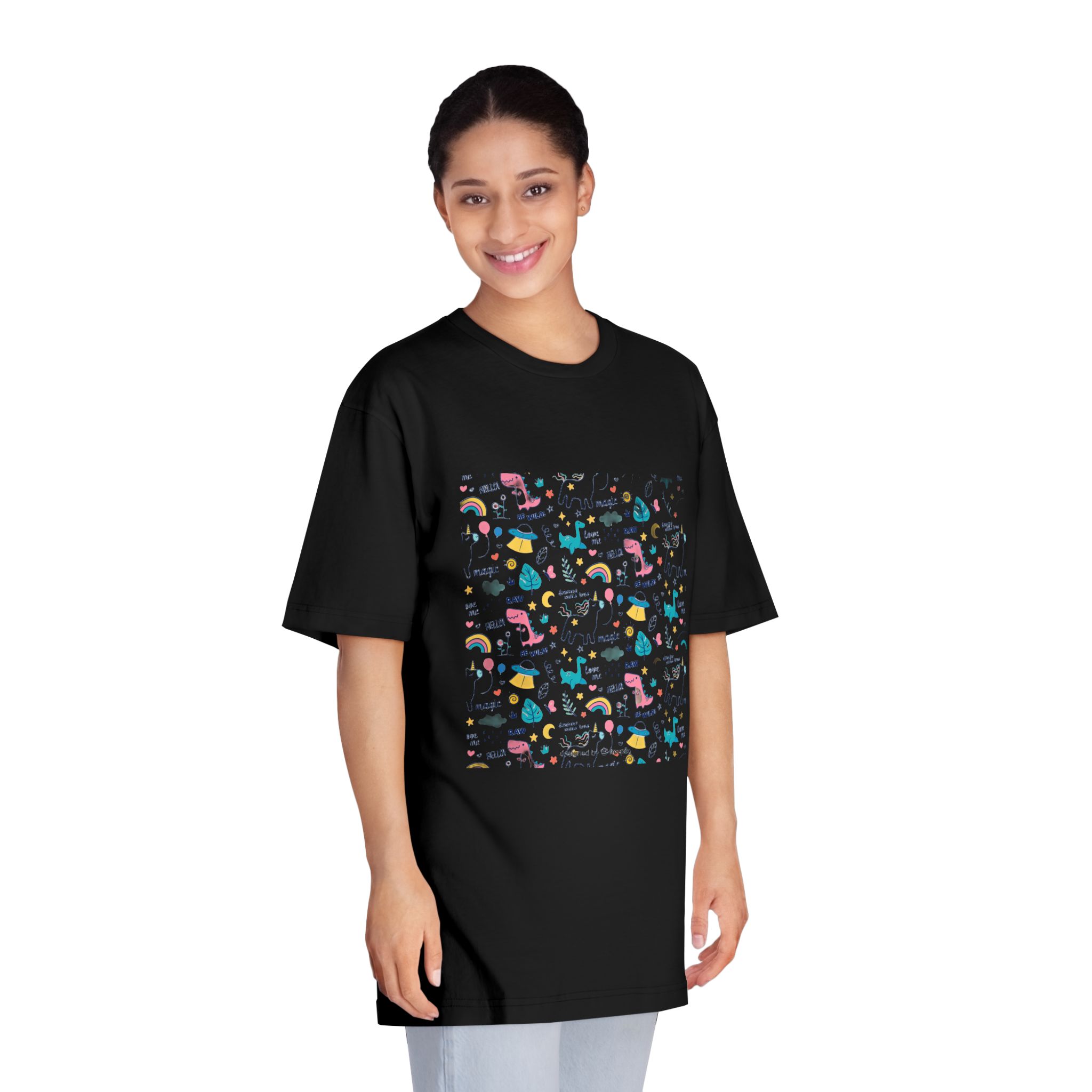 Unicorn V156 Unisex Classic Crewneck T Shirt - Image 7