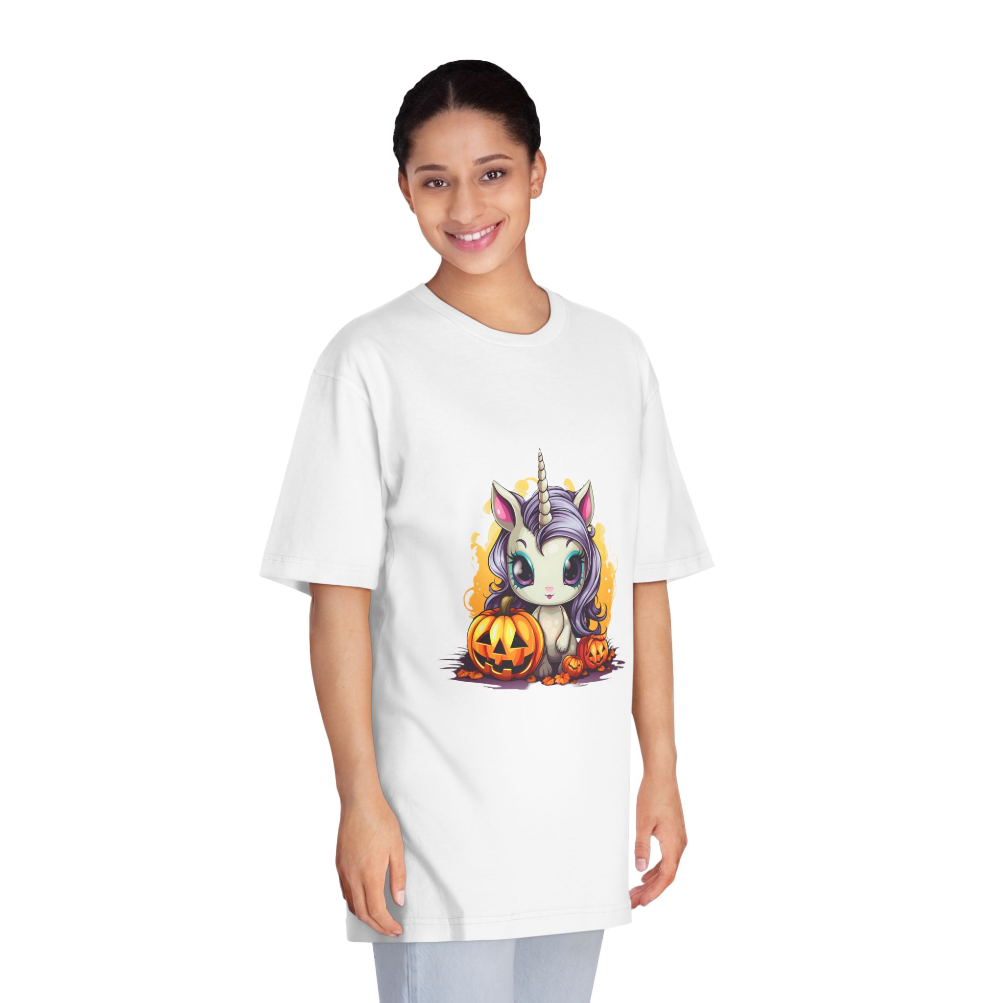 Unicorns 217 Unisex Classic Crewneck T Shirt - Image 3