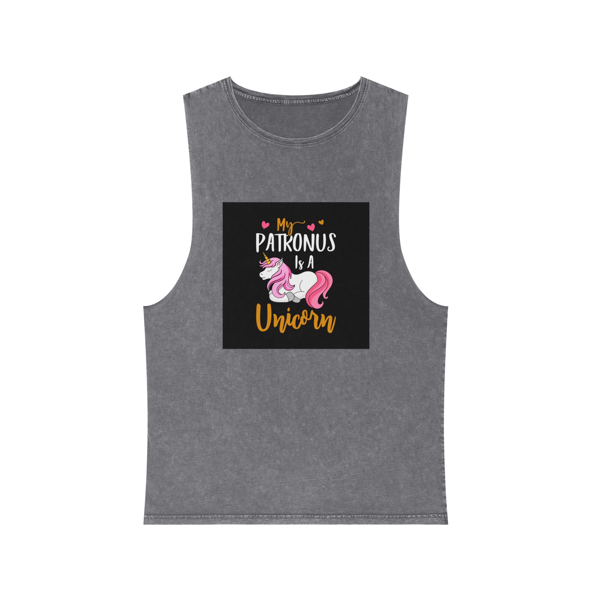 Unicorn 18 Unisex Stonewash Tank Top - Image 9