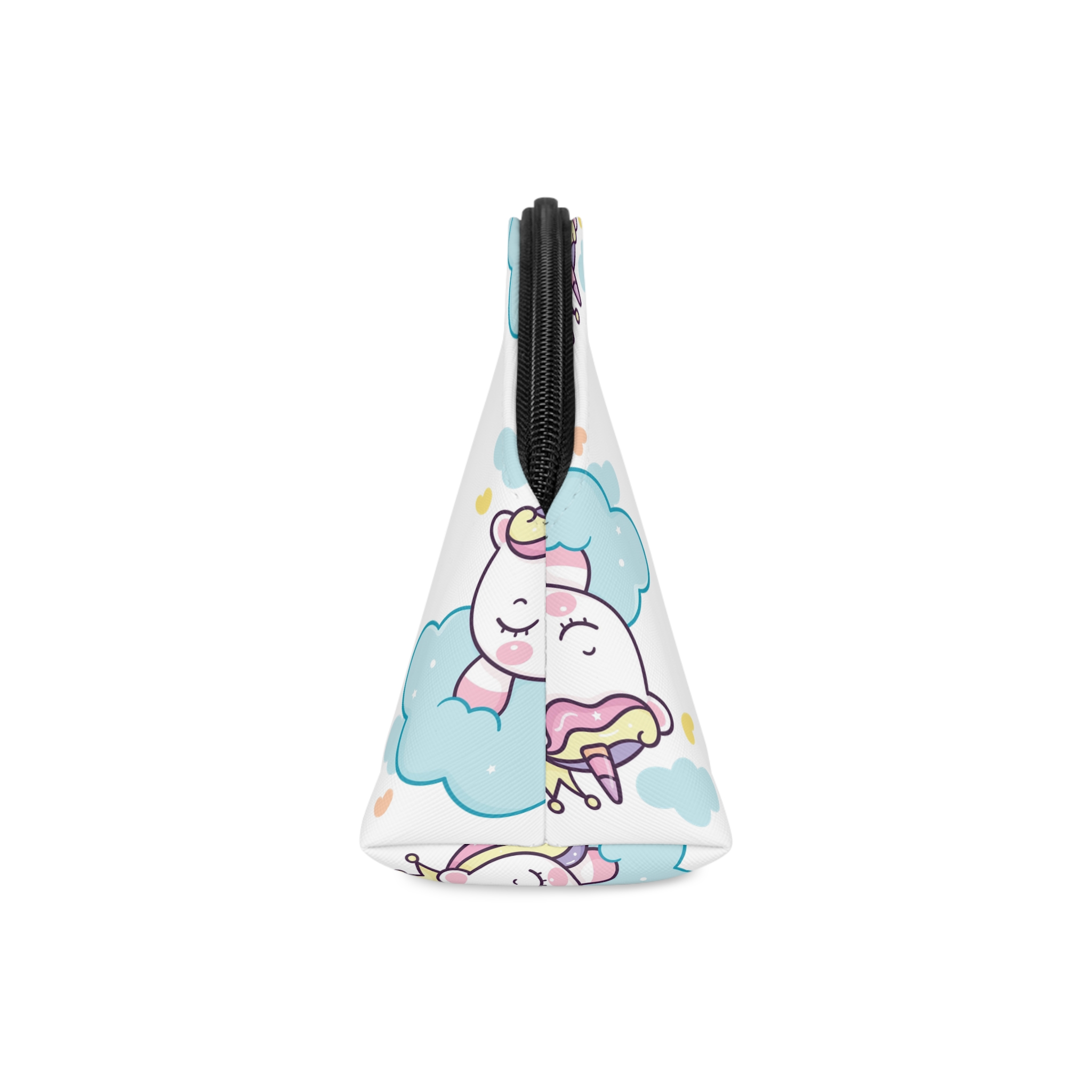 Cute Unicorn Princess Cartoon Sleep Cloud Kawaii Clipart Makeup Bag - Image 4