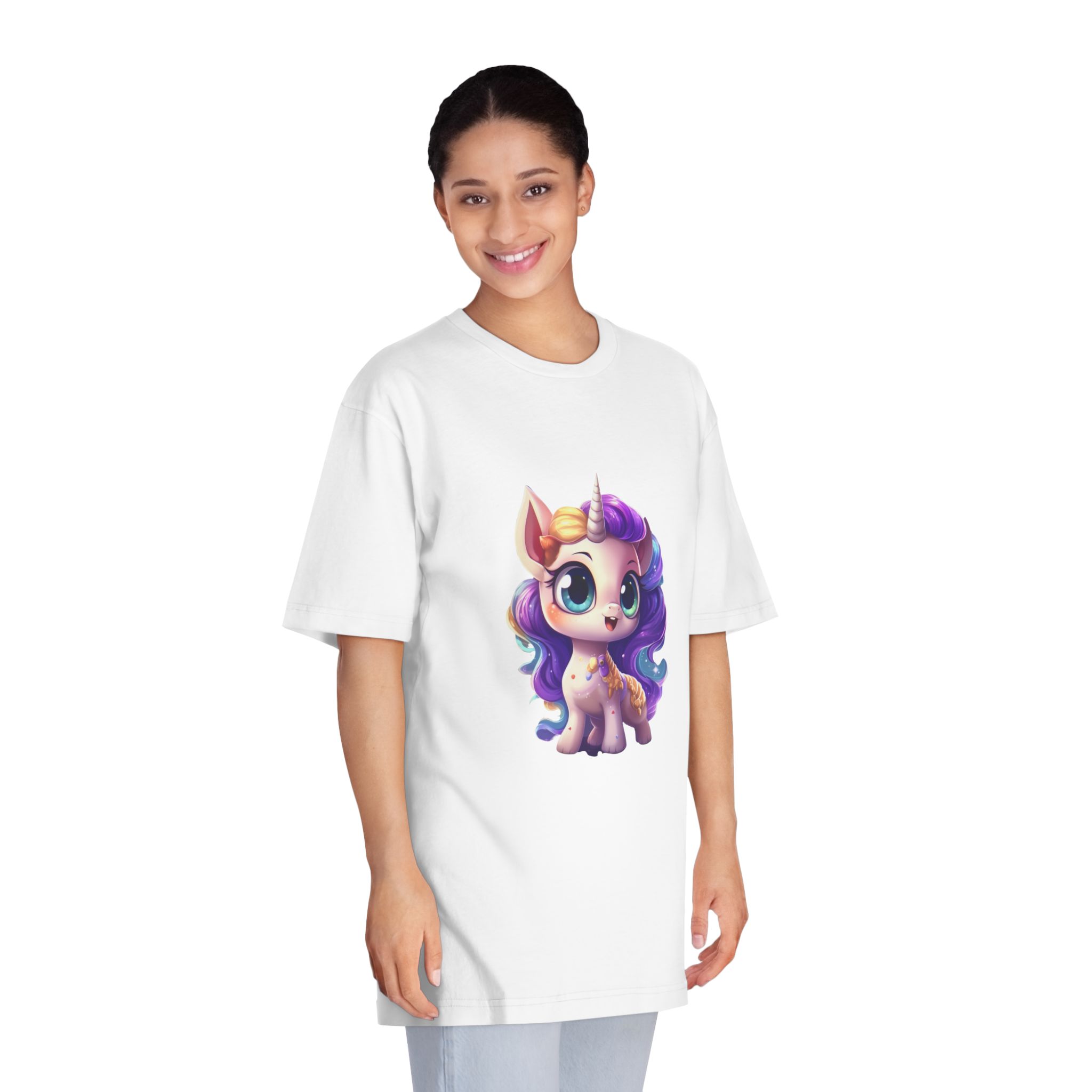 Unicorns 165 Unisex Classic Crewneck T Shirt - Image 3