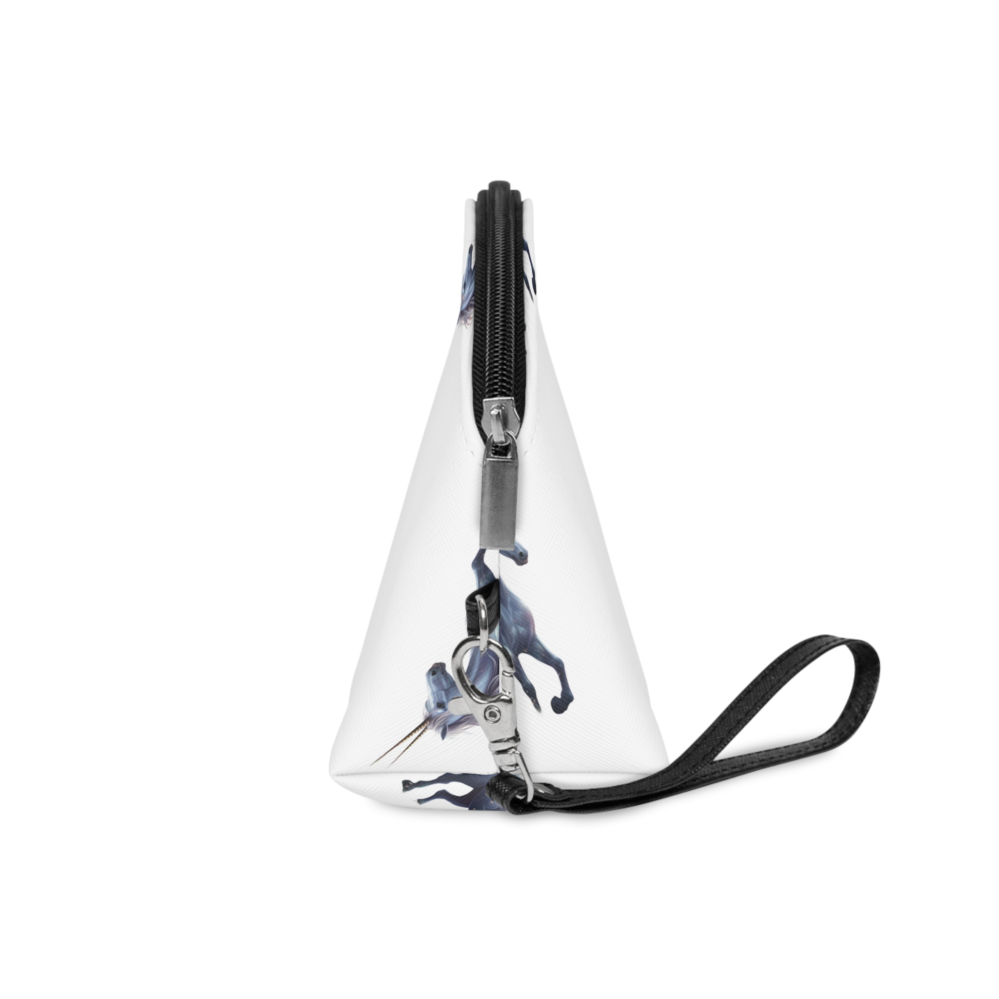 Unicorn Forest With Castle Background Generative Ai Makeup Bag - Image 3