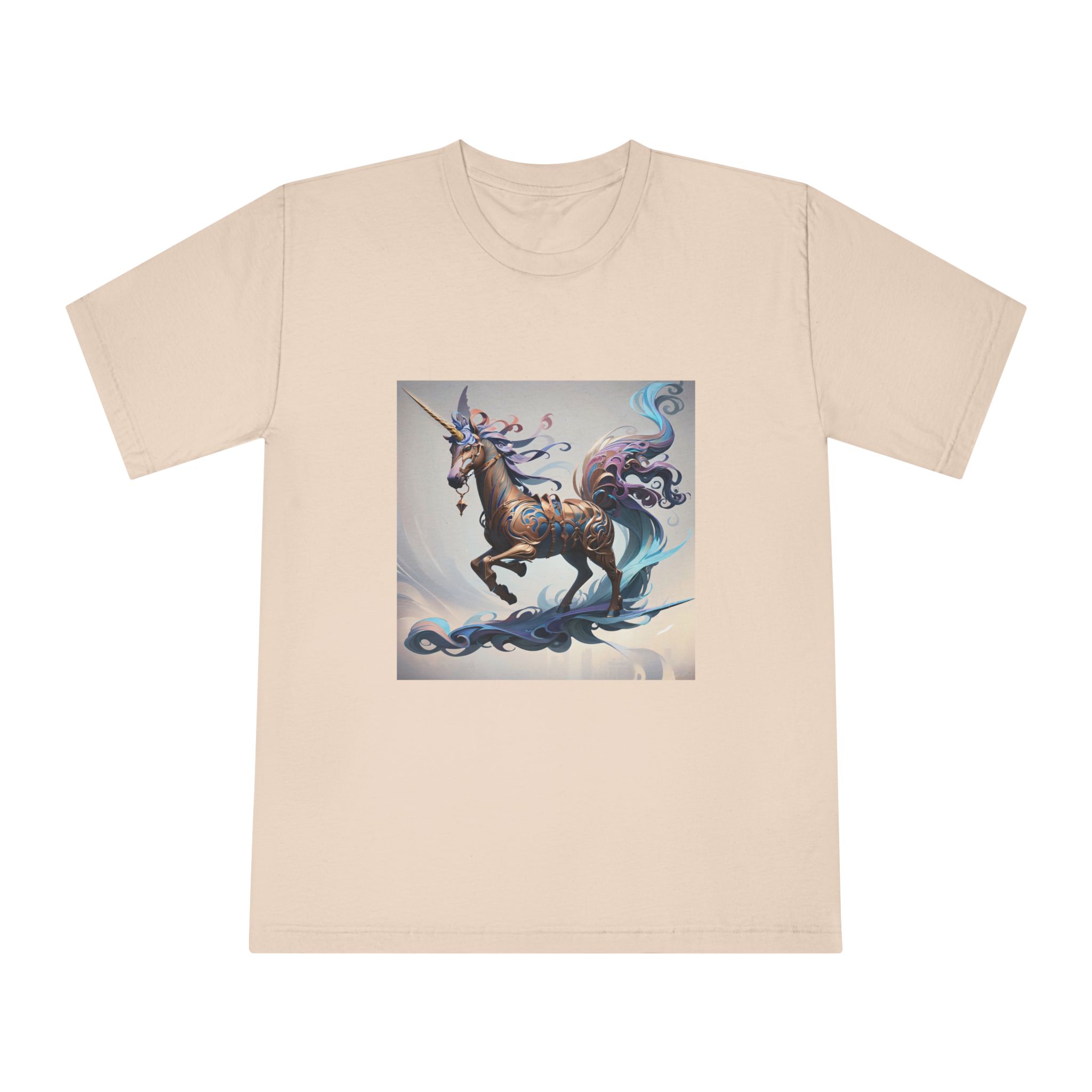 Painting Unicorn Unisex Classic Crewneck T Shirt - Image 9