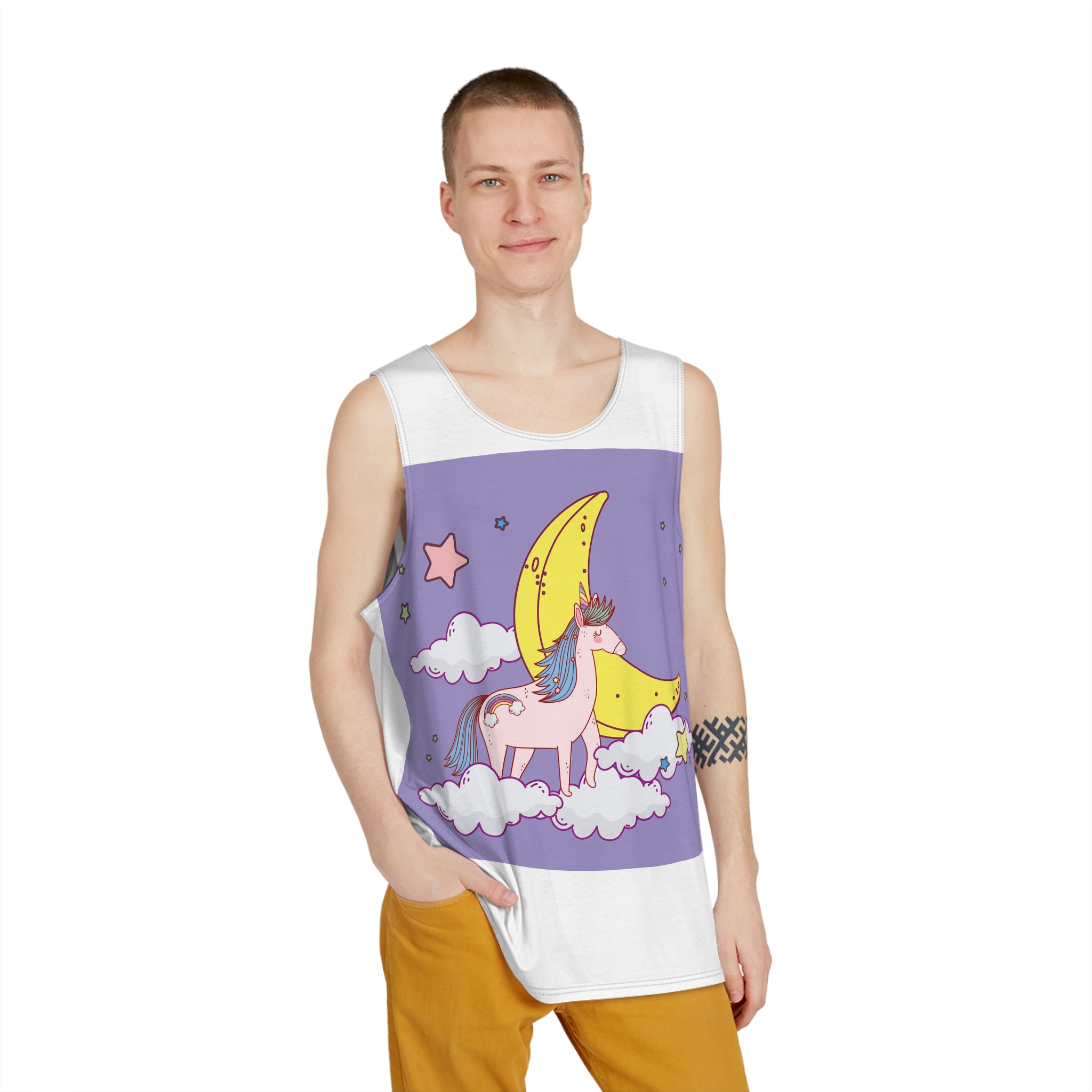 Unicorn V583 Mens Tank Aop - Image 3